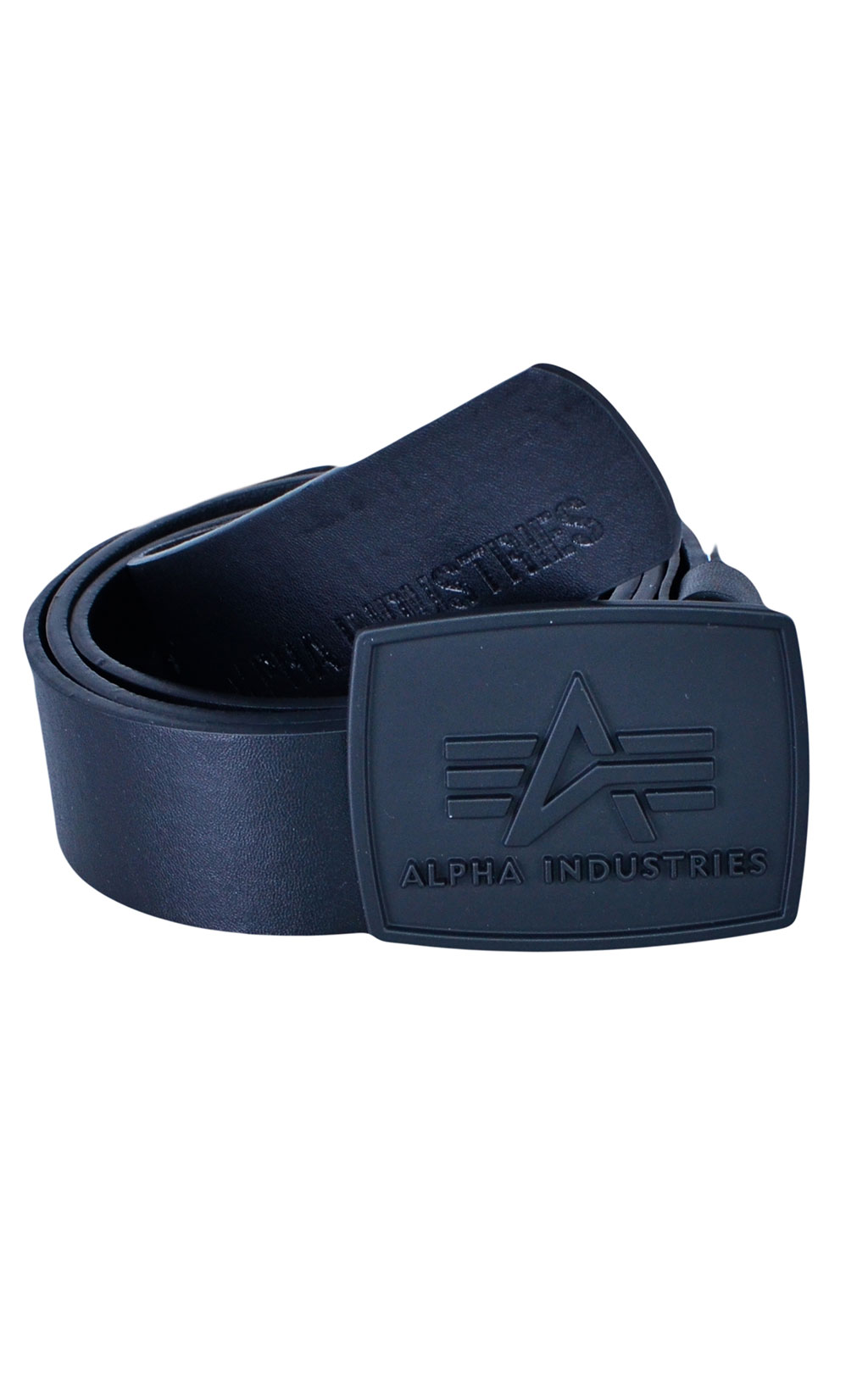 Ремень кожаный ALPHA INDUSTRIES ALL BLACK BELT black 