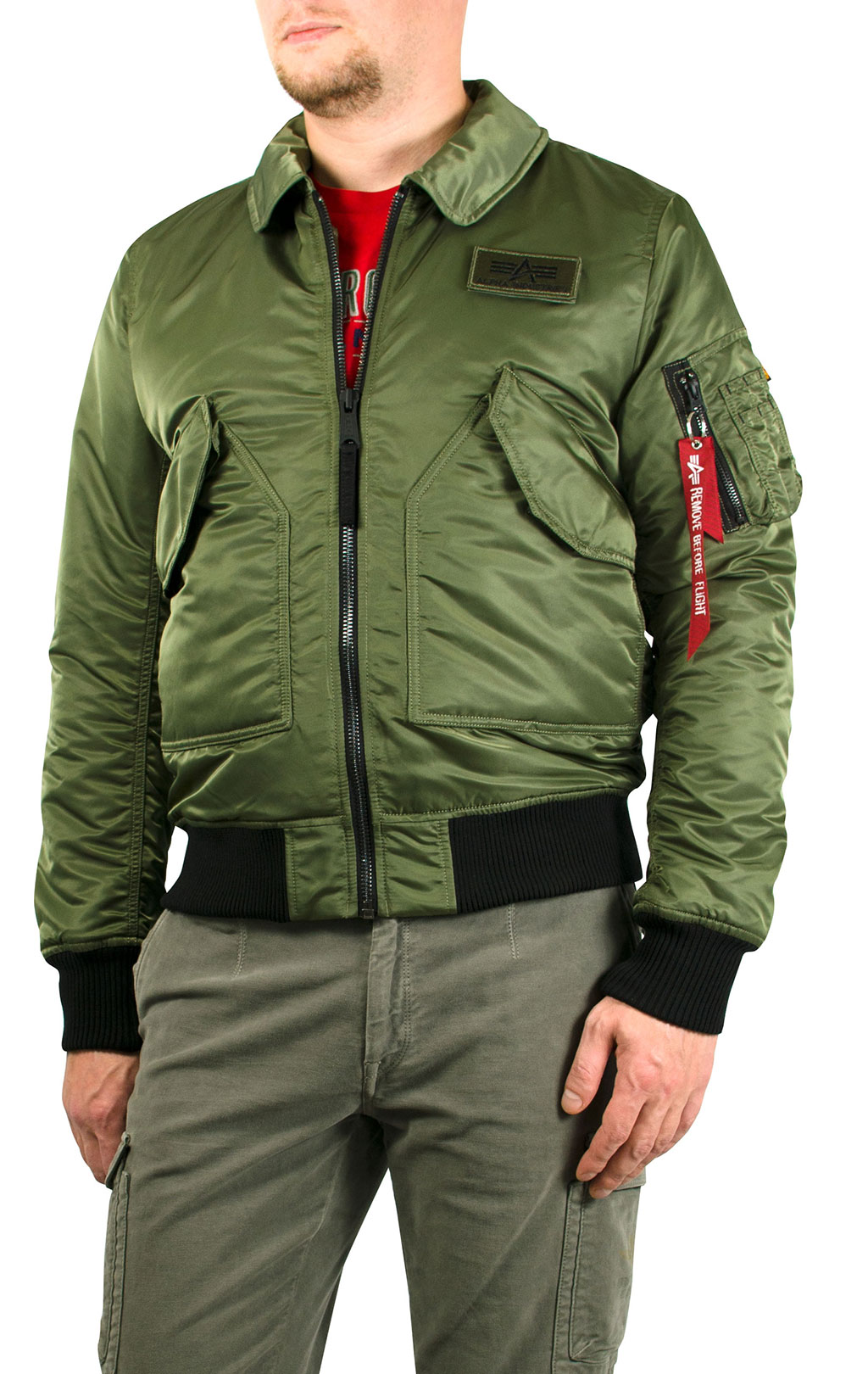 Куртка летная ALPHA INDUSTRIES VF BL CWU sage green 