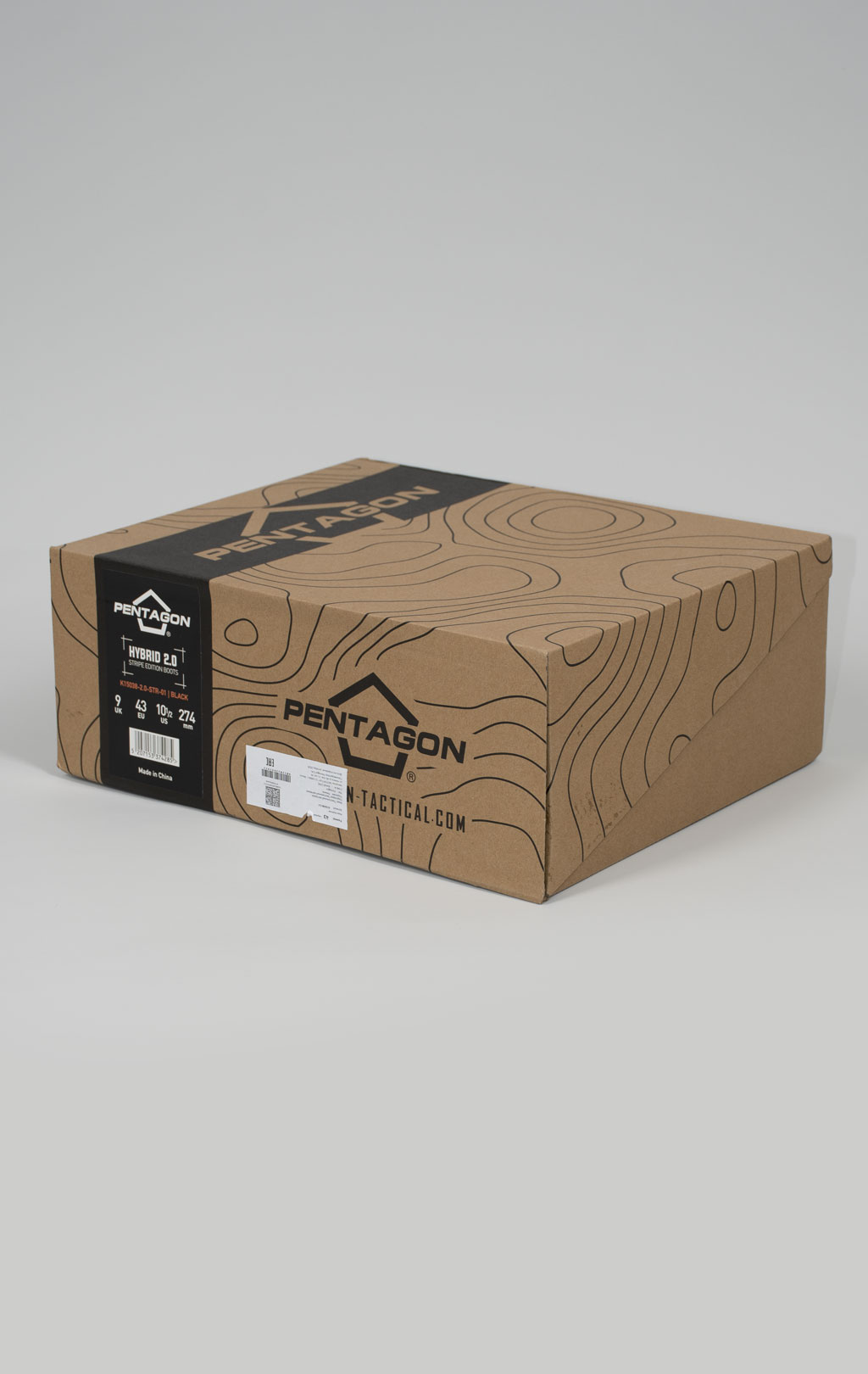Кеды тактические Pentagon HYBRID 2.0 WHITE SOLE black 15038 2.0 