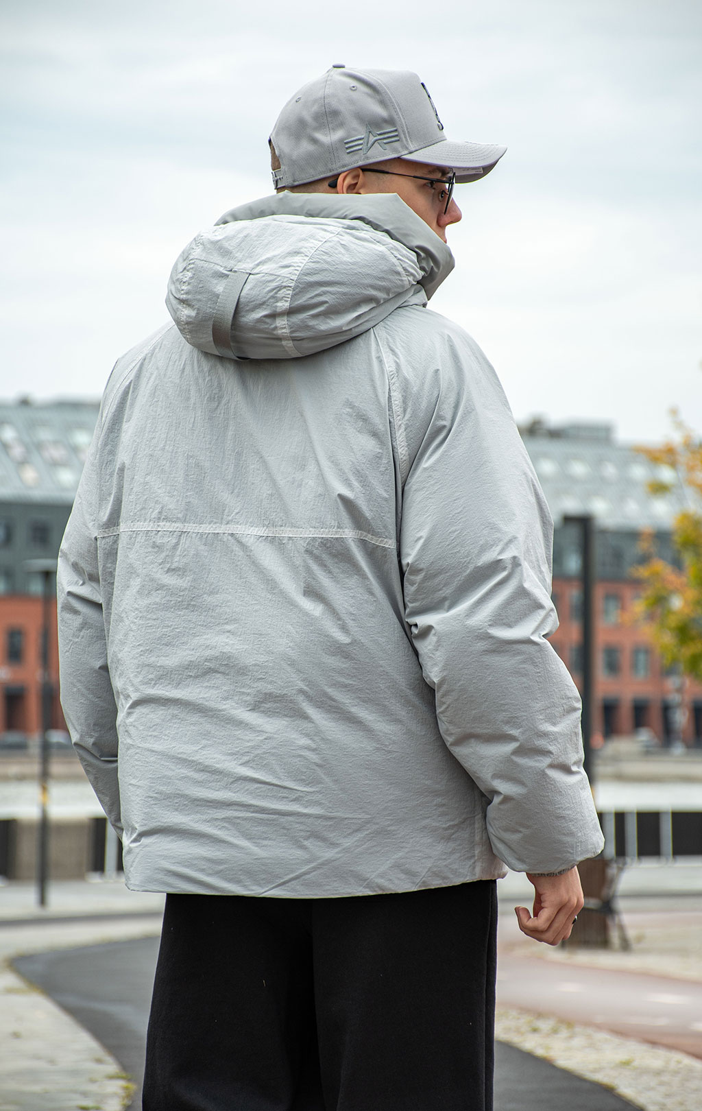 Куртка ALPHA INDUSTRIES SHEER PUFFER PARKA FW 25/26 light gray 