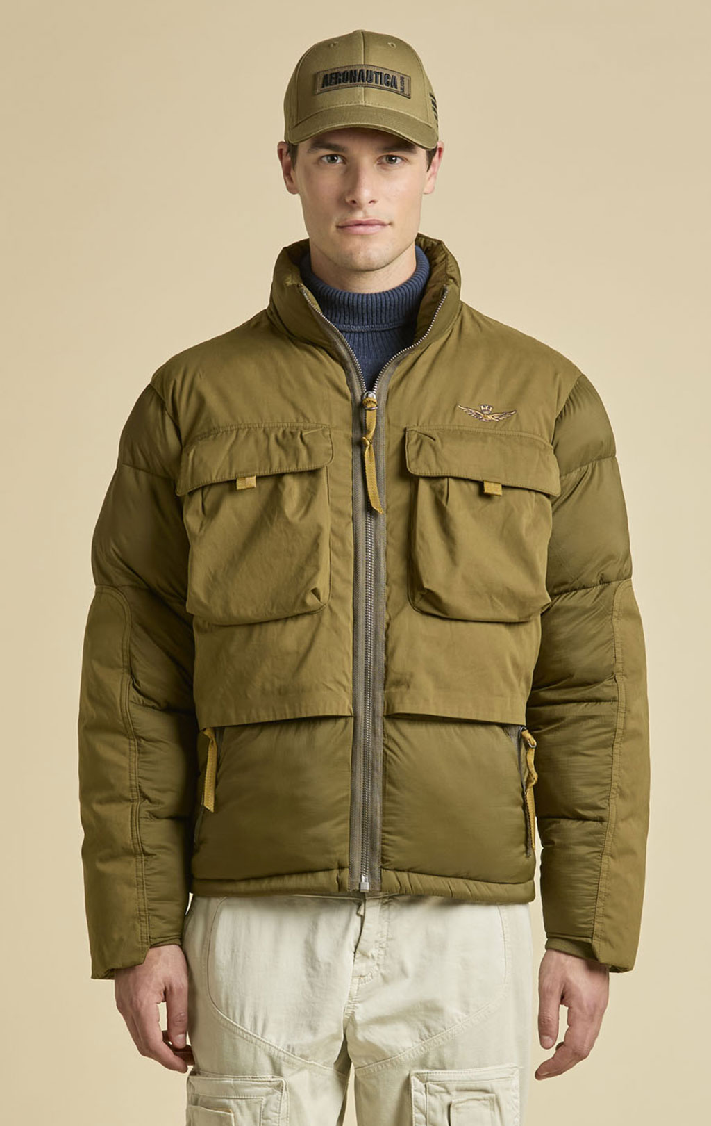Куртка AERONAUTICA MILITARE FW 25/26/CN dark olive (AB 3016) 