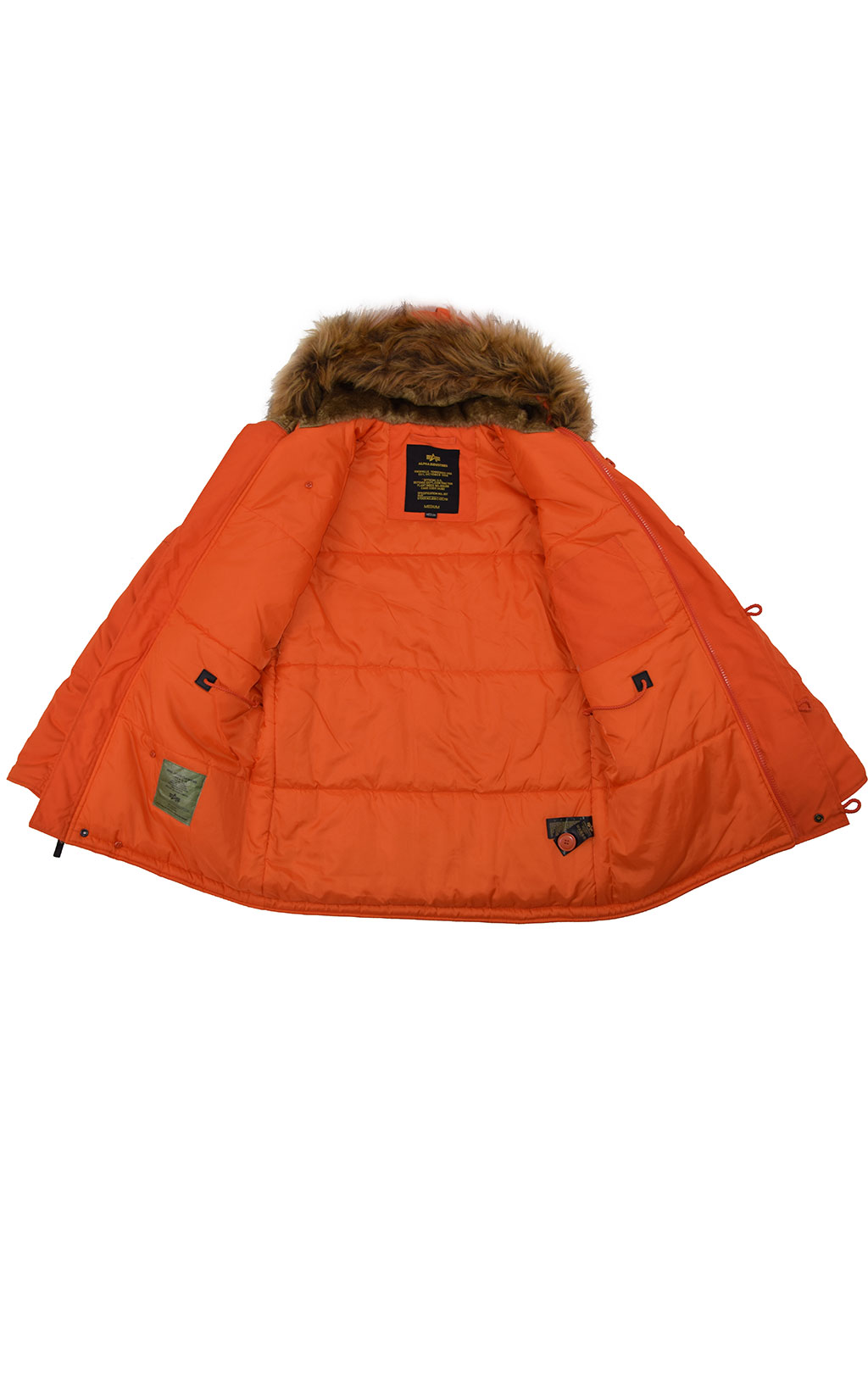 Аляска ALPHA INDUSTRIES EXPLORER flame orange 