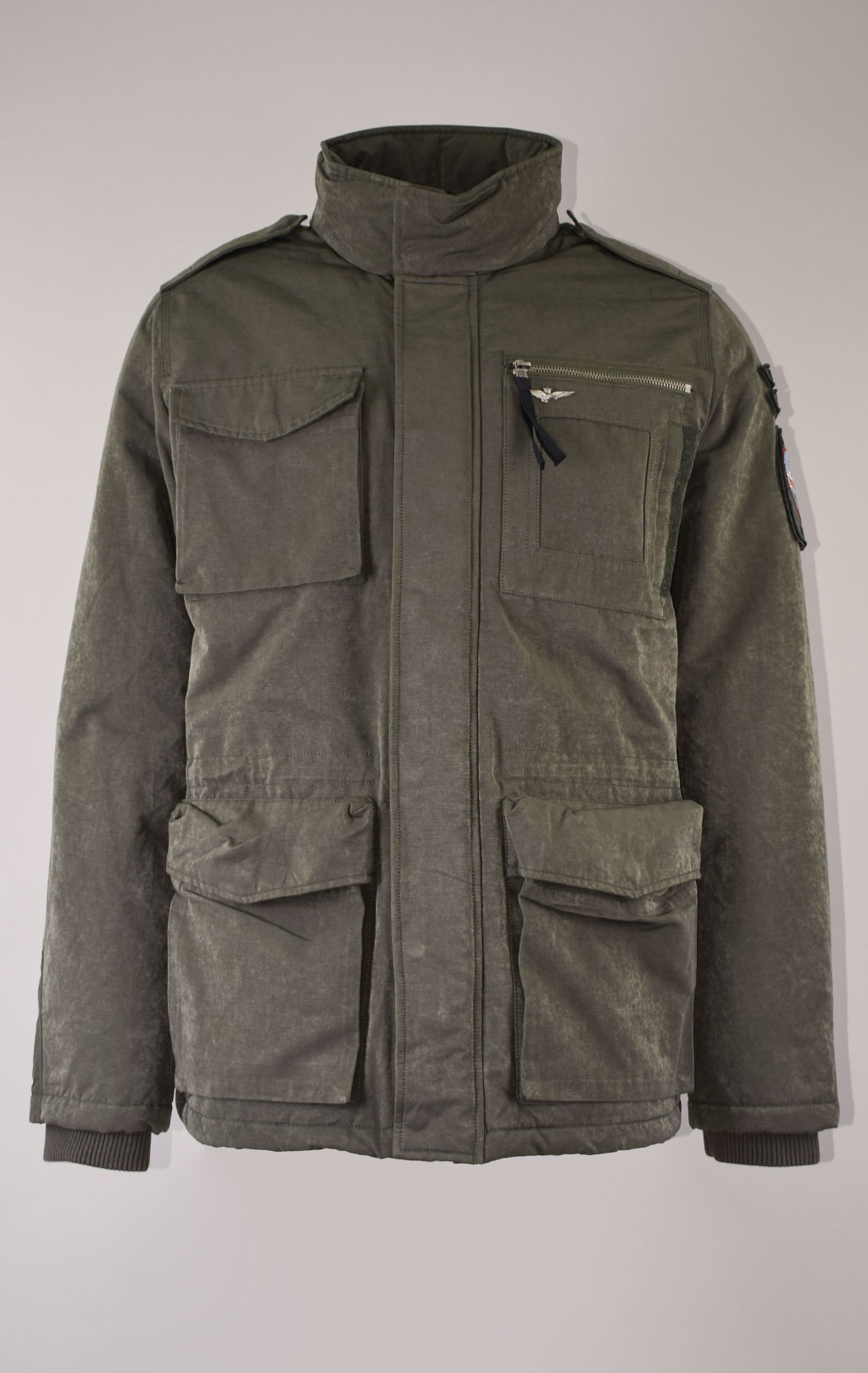 Куртка AERONAUTICA MILITARE FW 23/24 m/CN dark green (AB 2112) 