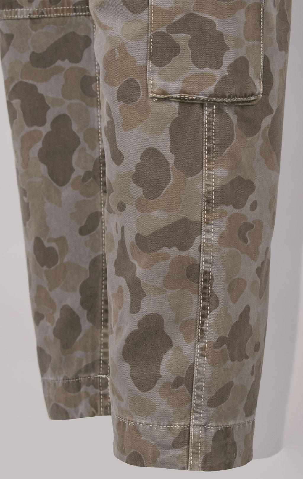 Брюки-карго ALPHA INDUSTRIES ACU BATTLEWASH PANT плотные FW 23/24 brown frogskin camo 