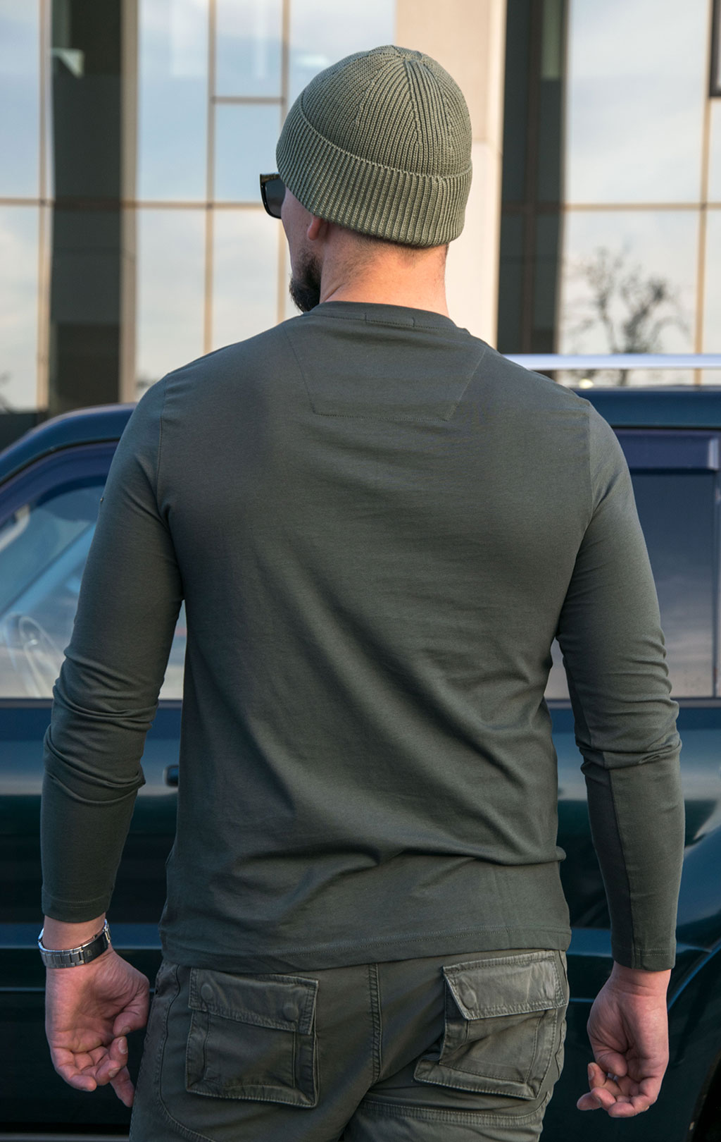 Лонгслив AERONAUTICA MILITARE FW 23/24/BD dark green (TS 2187)