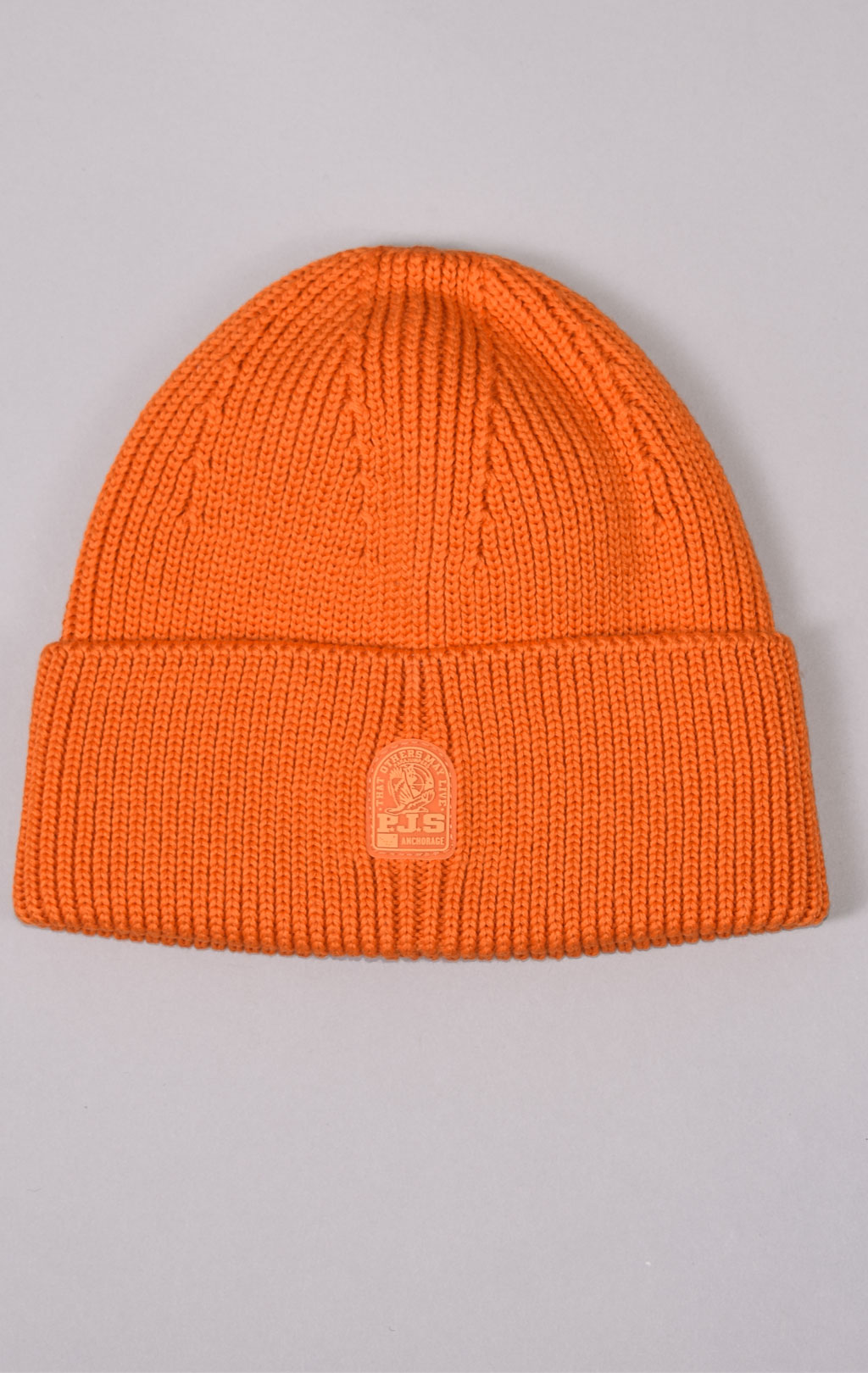 Шапка вязаная PARAJUMPERS PLAIN BEANIE FW 21/22 PJS orange 