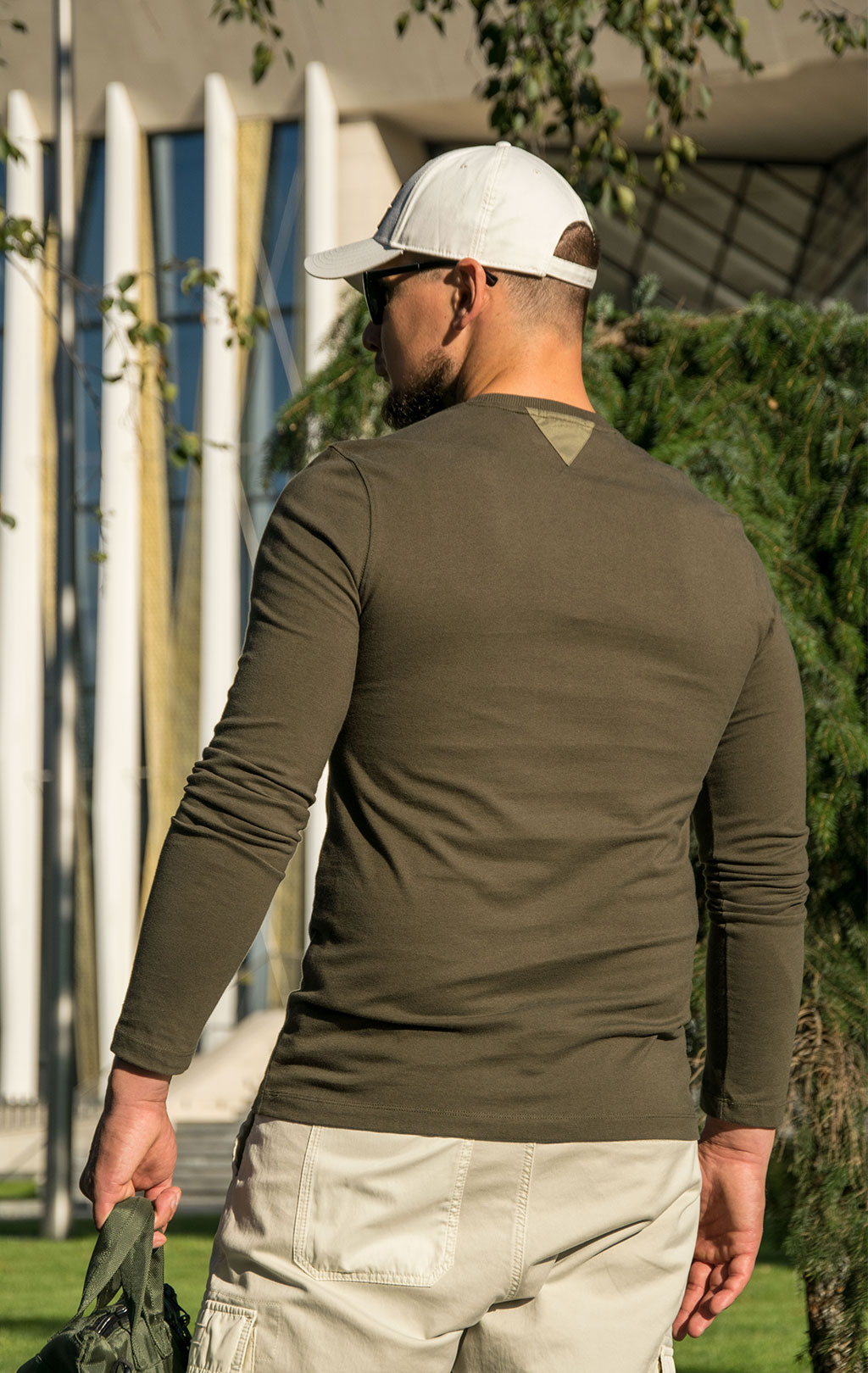 Лонгслив AERONAUTICA MILITARE big size FW 23/24/TR off green (TS 2185) 