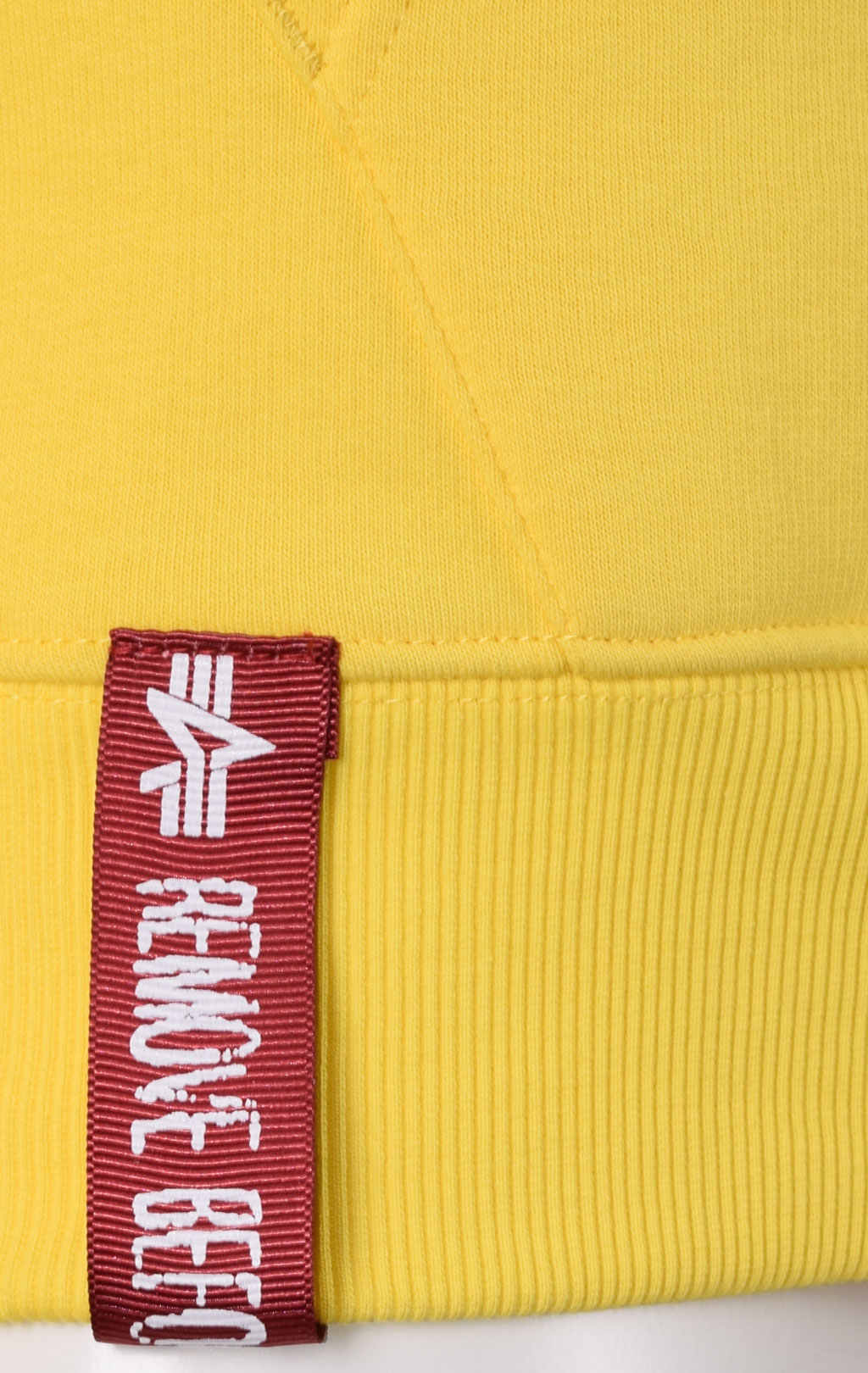 Толстовка ALPHA INDUSTRIES BASIC HOODY SMALL LOGO empire yellow 