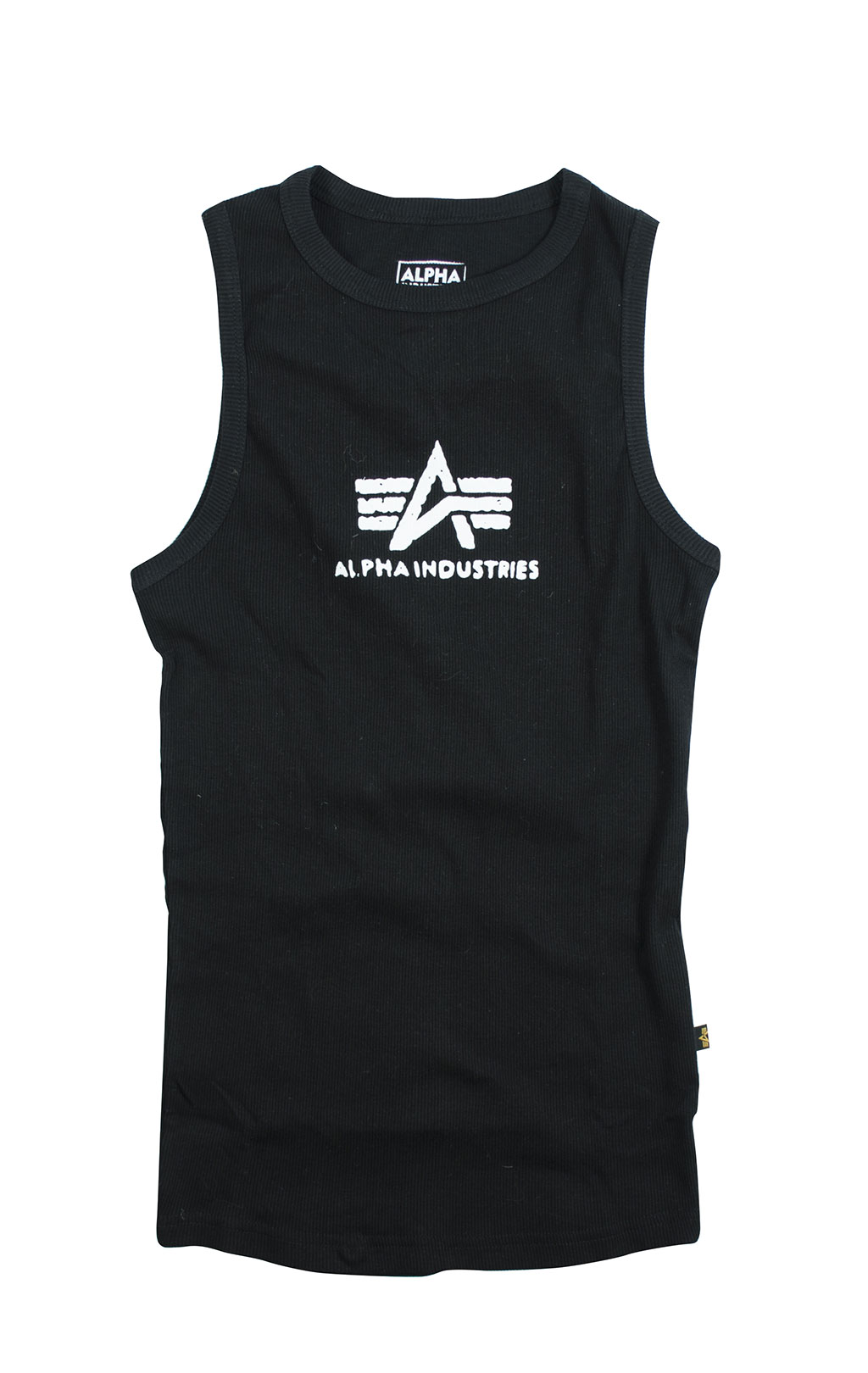 Майка ALPHA INDUSTRIES LOGO TANK black white 