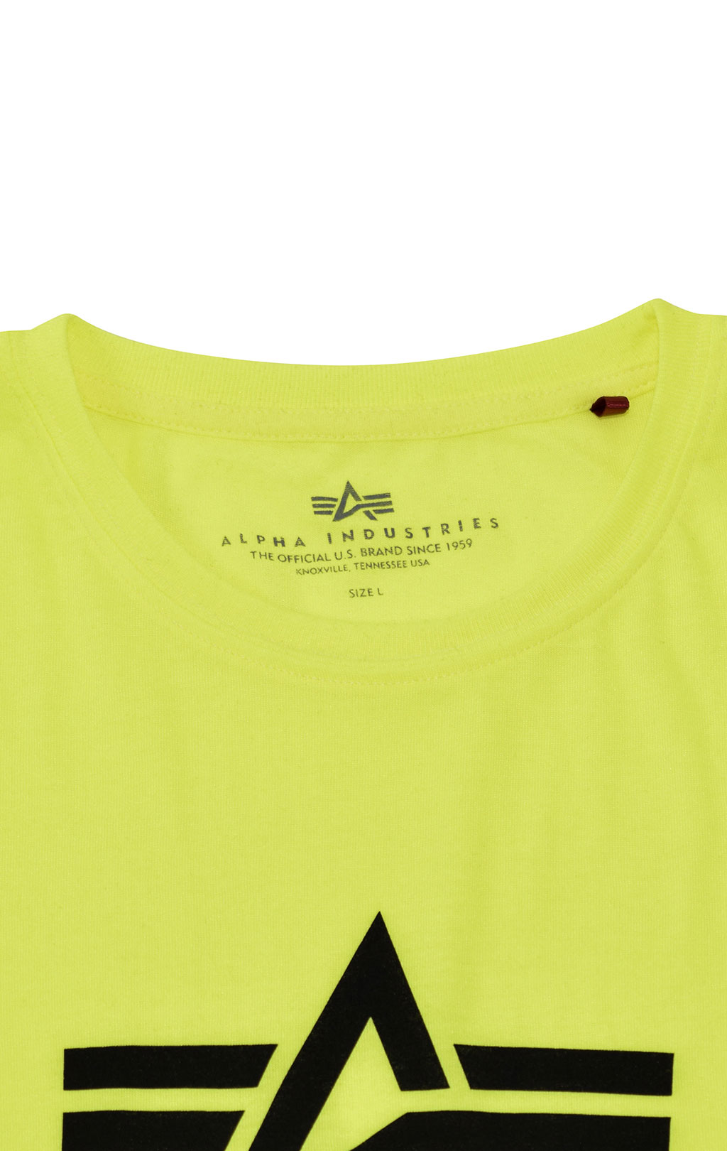 Футболка ALPHA INDUSTRIES BASIC T neon/yellown 