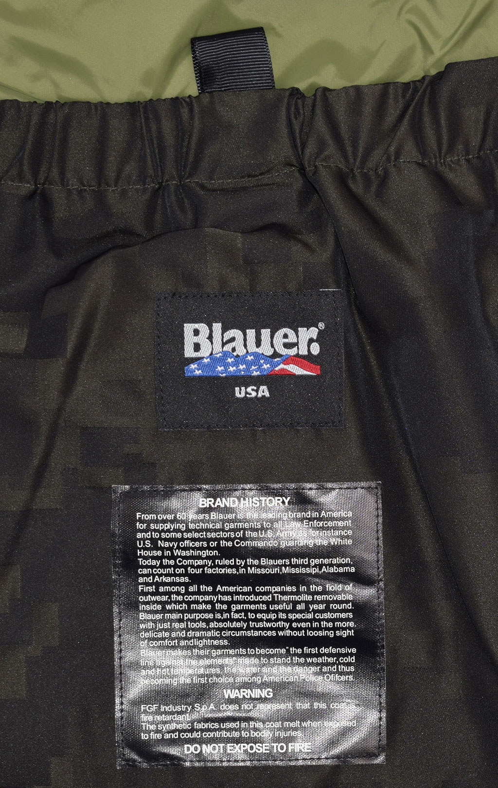 Куртка-пуховик BLAUER BLOUSON FW 19/20 camo (005498) 