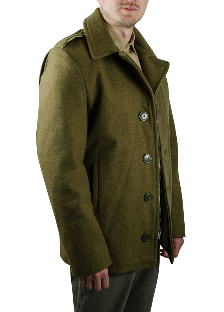 Бушлат SCHOTT NYC M-41 FIELD COAT 29 шерсть oliv (798) 