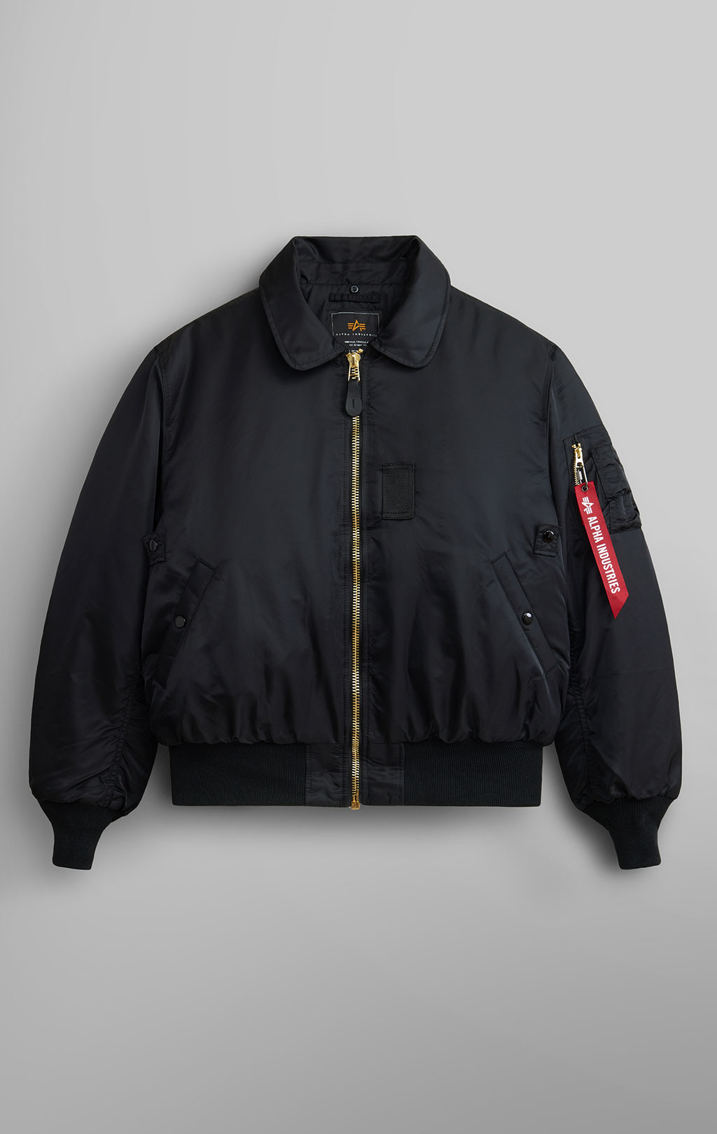 Куртка-пилот ALPHA INDUSTRIES B-15 HERITAGE FIT FLIGHT JACKET FW 26/27 black 