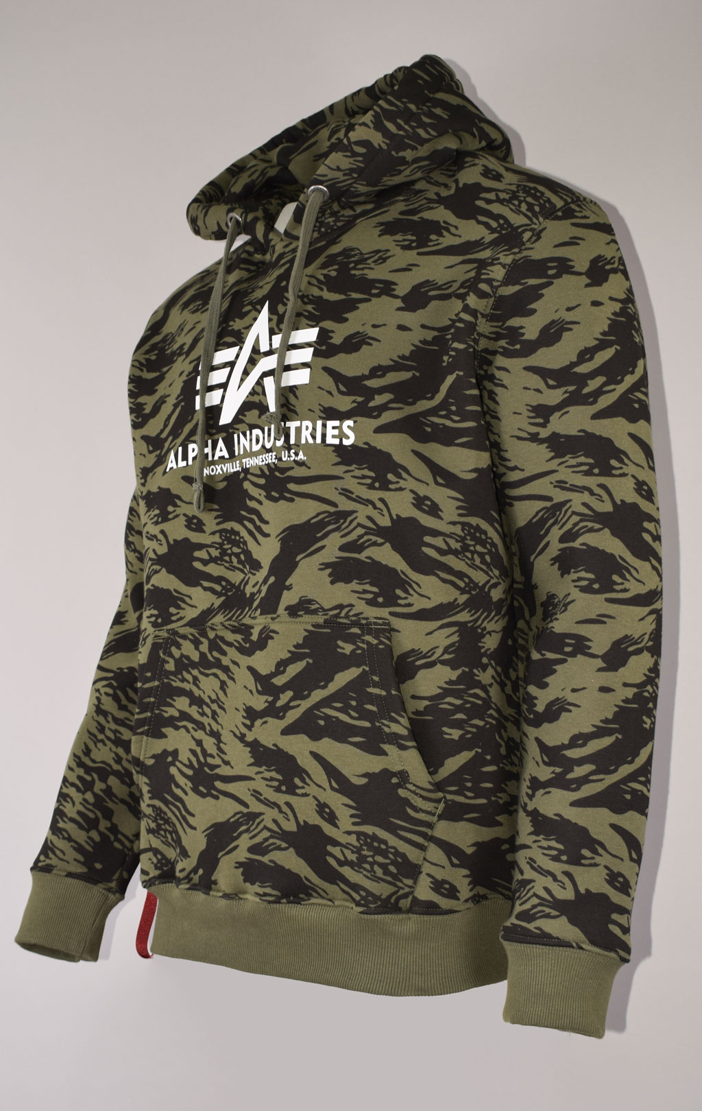 Толстовка ALPHA INDUSTRIES BASIC HOODY brushstroke green 