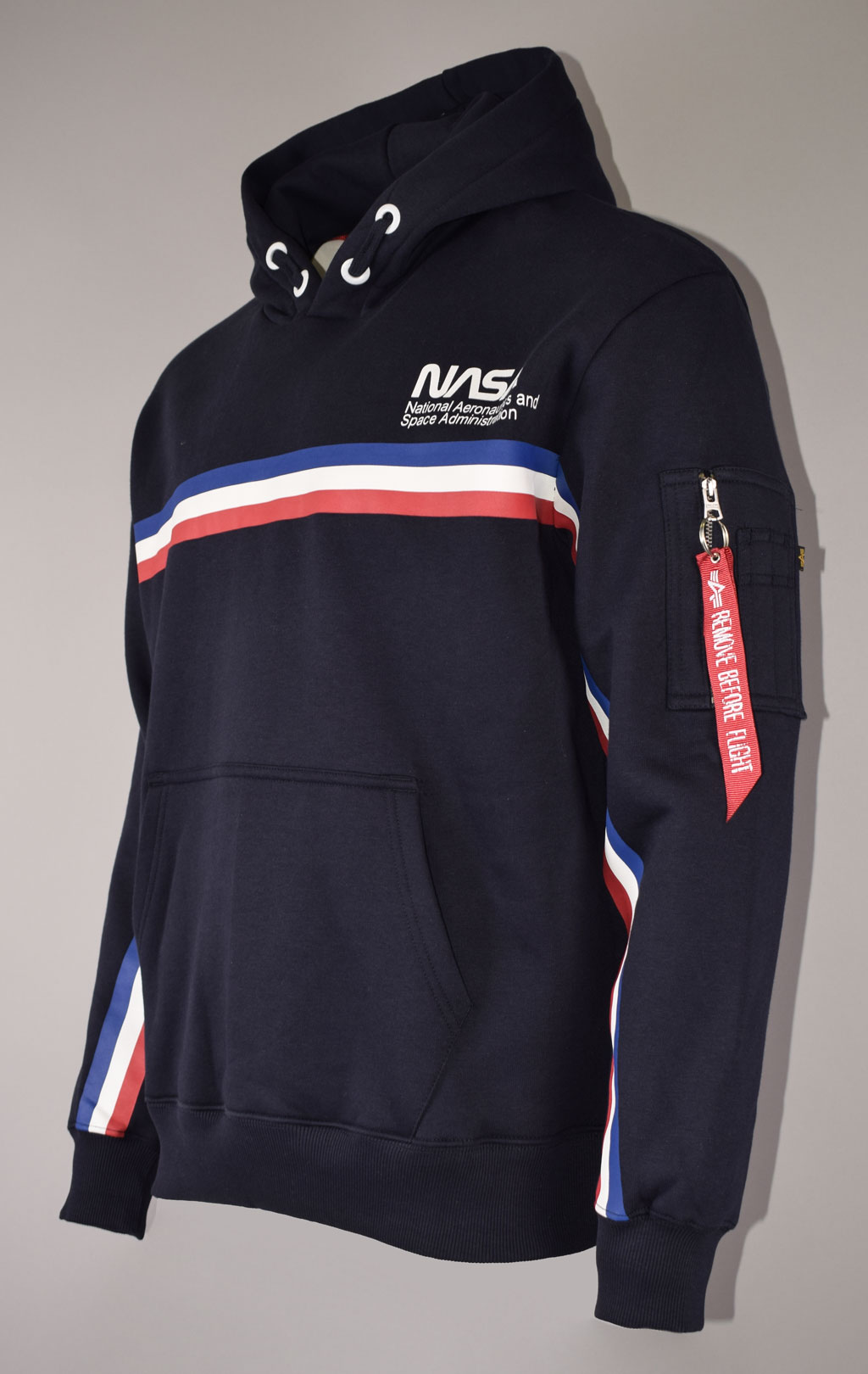 Толстовка ALPHA INDUSTRIES NASA ISS HOODY rep. blue 