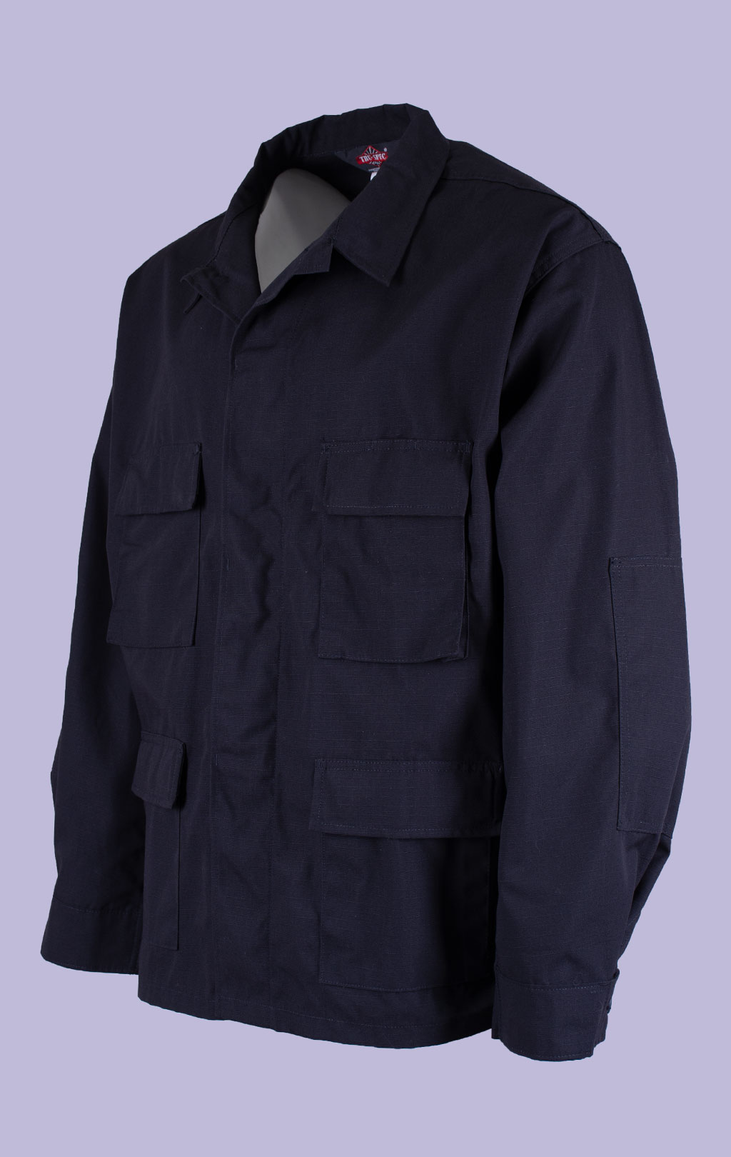 Китель полевой Tru-Spec BDU big size полиэстер Rip-Stop black 