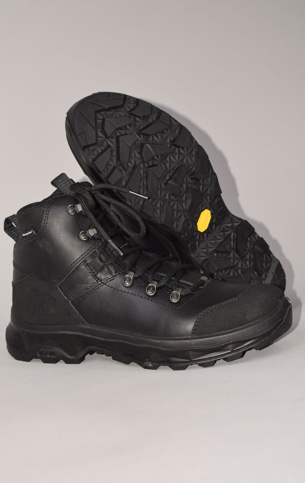 Ботинки- треккинговые ALPINA Gore-Tex (Sympatex) THOR MID black 