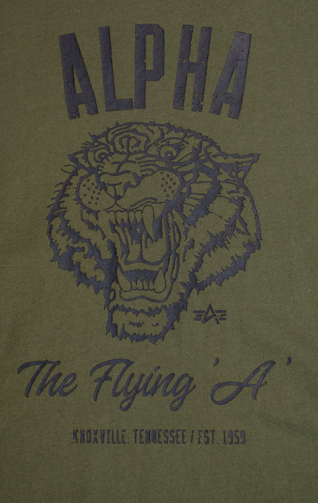 Футболка ALPHA INDUSTRIES ALPHA TIGER TEE SS 24 olive 