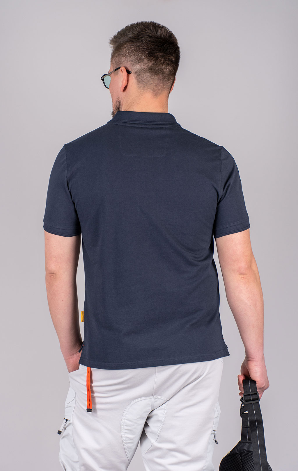 Футболка-поло PARAJUMPERS SPACE POLO SS 25 m blue navy 