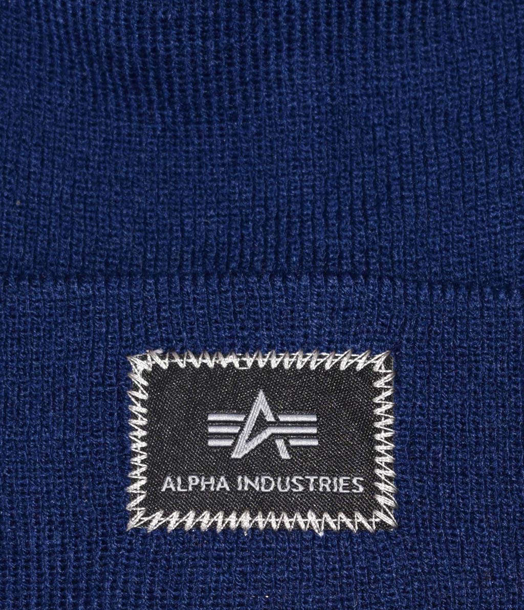 Шапка ALPHA INDUSTRIES X-FIT BEANIE rep. blue 