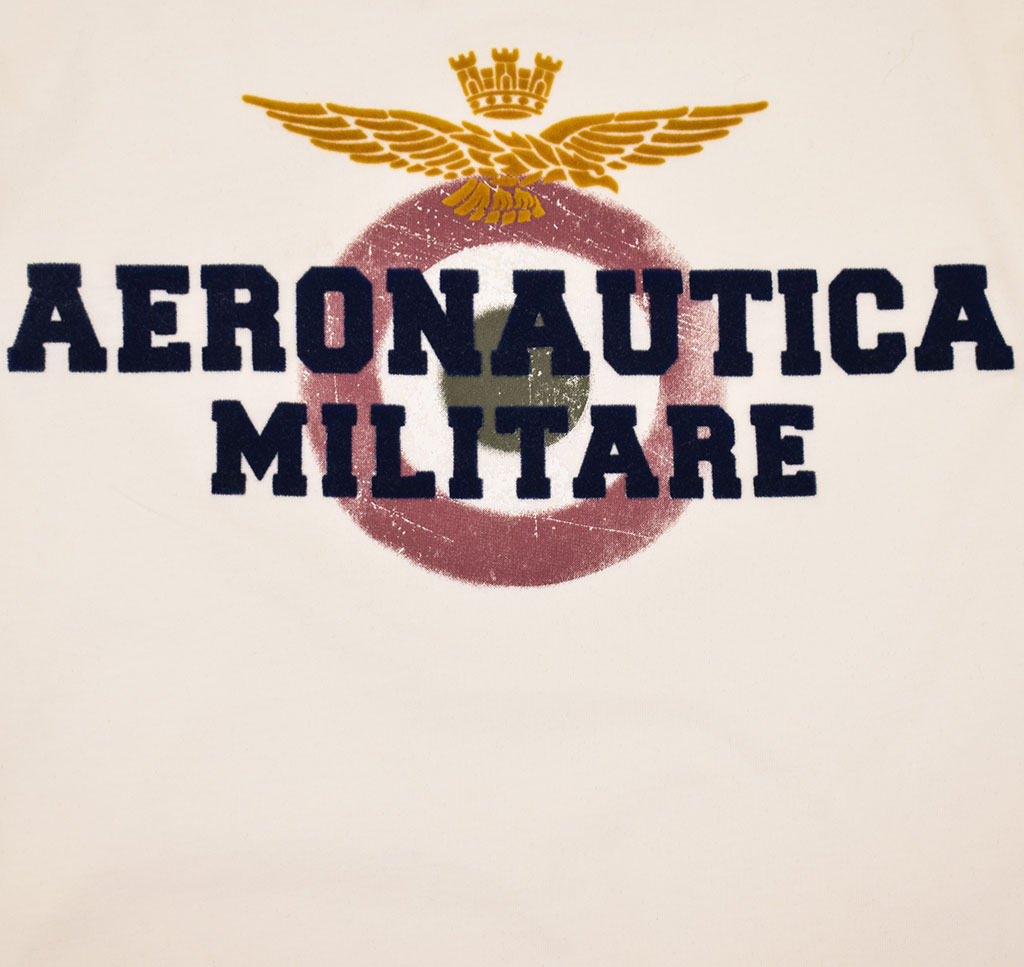 Лонгслив AERONAUTICA MILITARE FW 19/20 naturale (TS 1640)