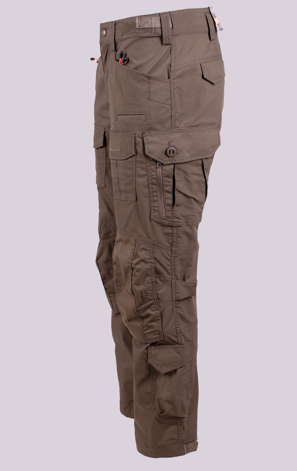 Брюки тактические Pentagon WOLF big size хлопок35%/полиэстер65% Rip-Stop stretch ranger green 06RG 05031 