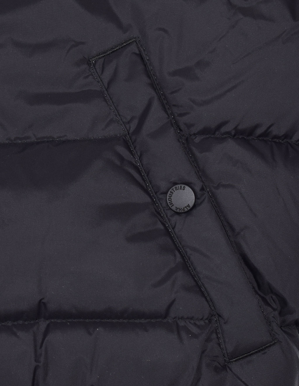 Куртка-пуховик ALPHA INDUSTRIES HOODED PUFFER APOLLO 11 black 