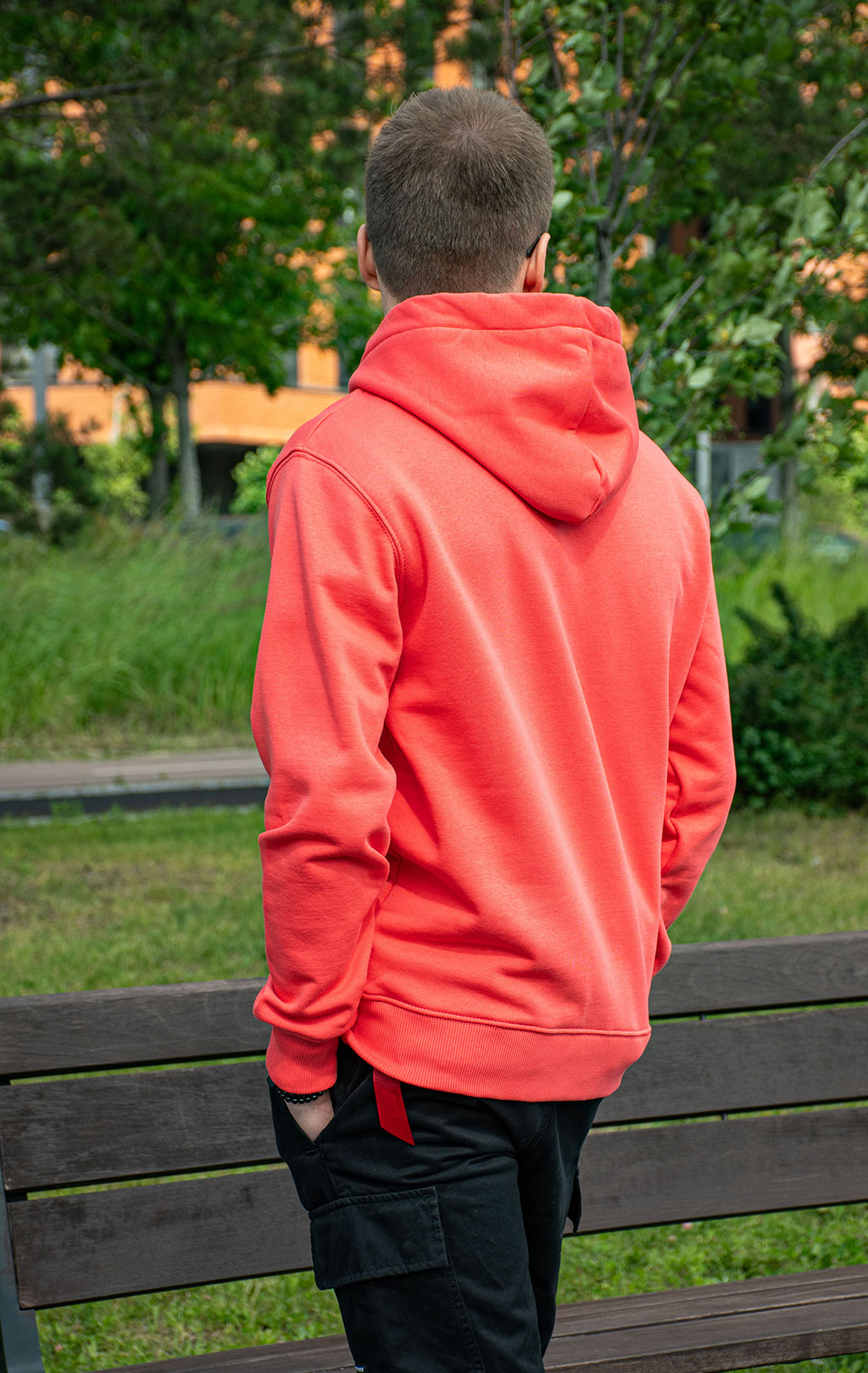 Толстовка ALPHA INDUSTRIES BASIC HOODY radiant red 