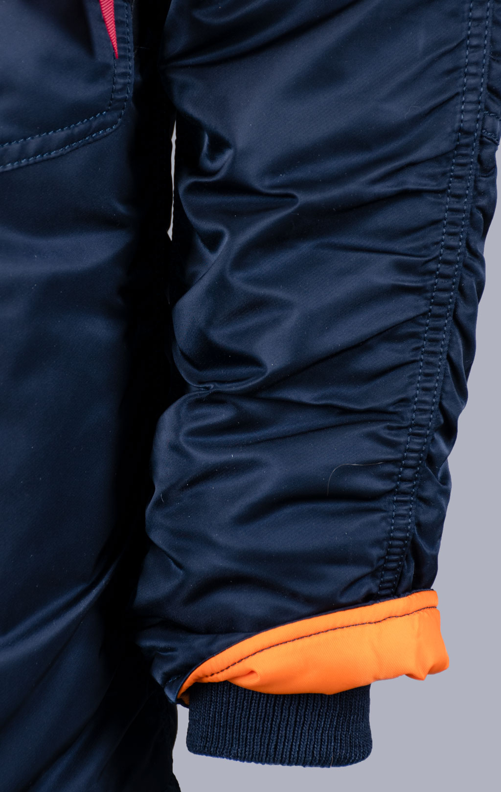 Аляска ALPHA INDUSTRIES N-3B SLIM FIT GEN-I rep. blue/orange 