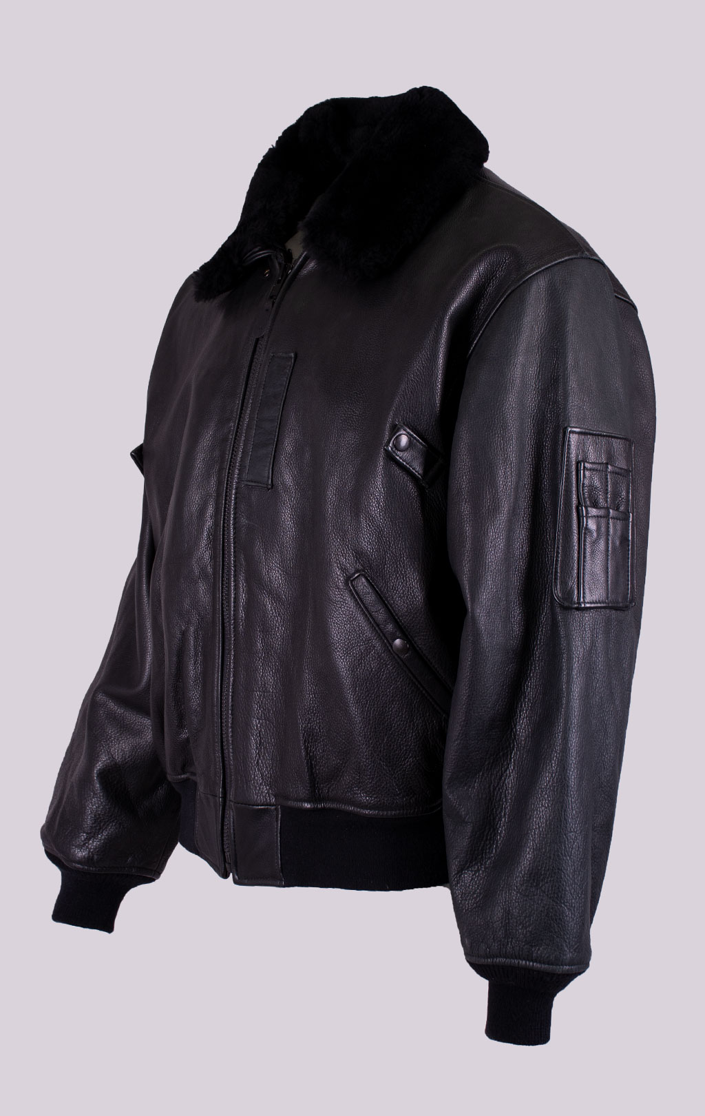 Куртка-пилот COCKPIT B-15 Slim Fit кожа SLIM FIT black (Z27H02) 
