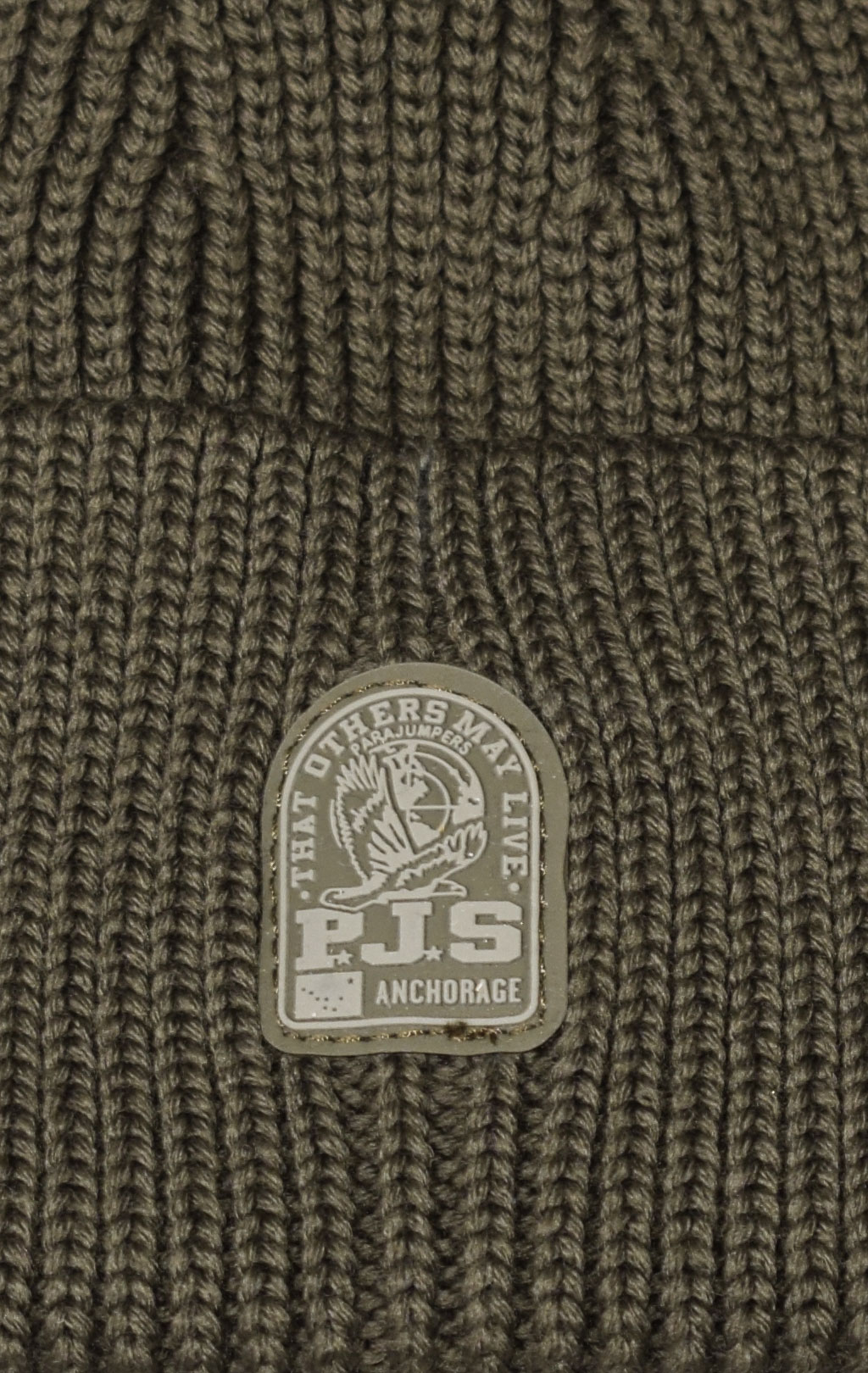 Шапка вязаная PARAJUMPERS PLAIN BEANIE FW 21/22 fisherman 