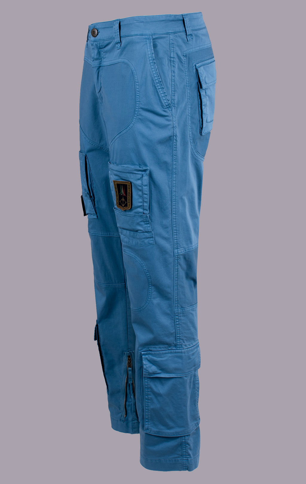 Брюки-карго AERONAUTICA MILITARE ANTI-G SS 26/AL dusty blue (PA 1387) 