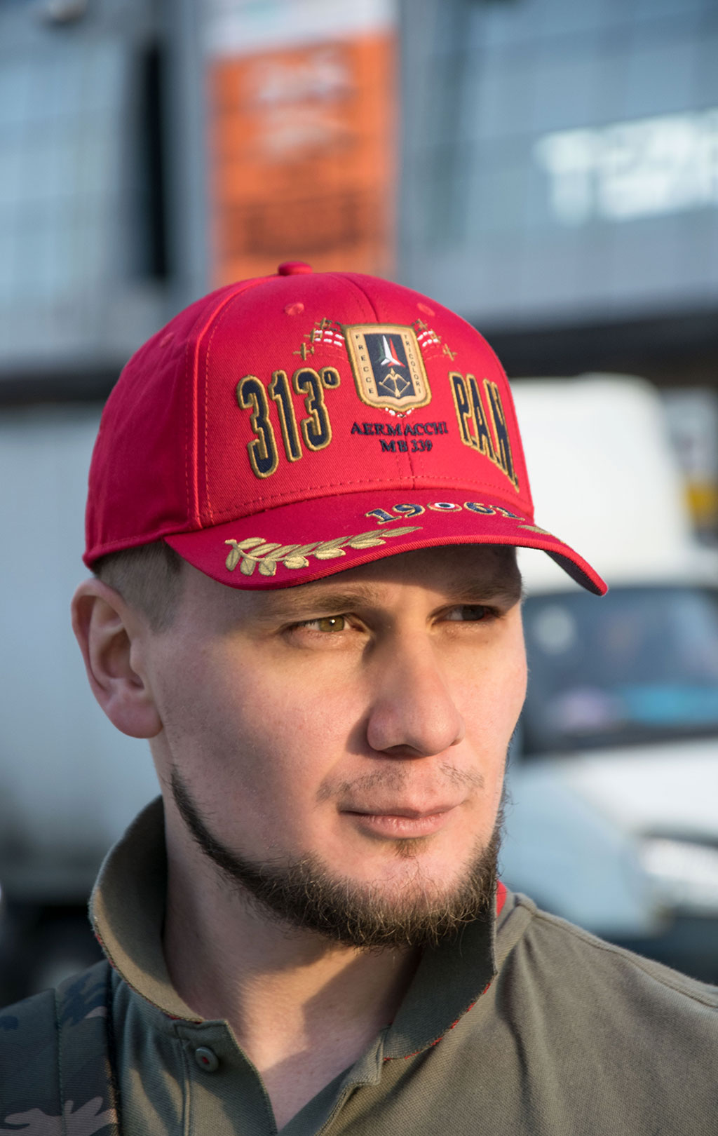 Бейсболка AERONAUTICA MILITARE SS 23/CN rosso (HA 1131)