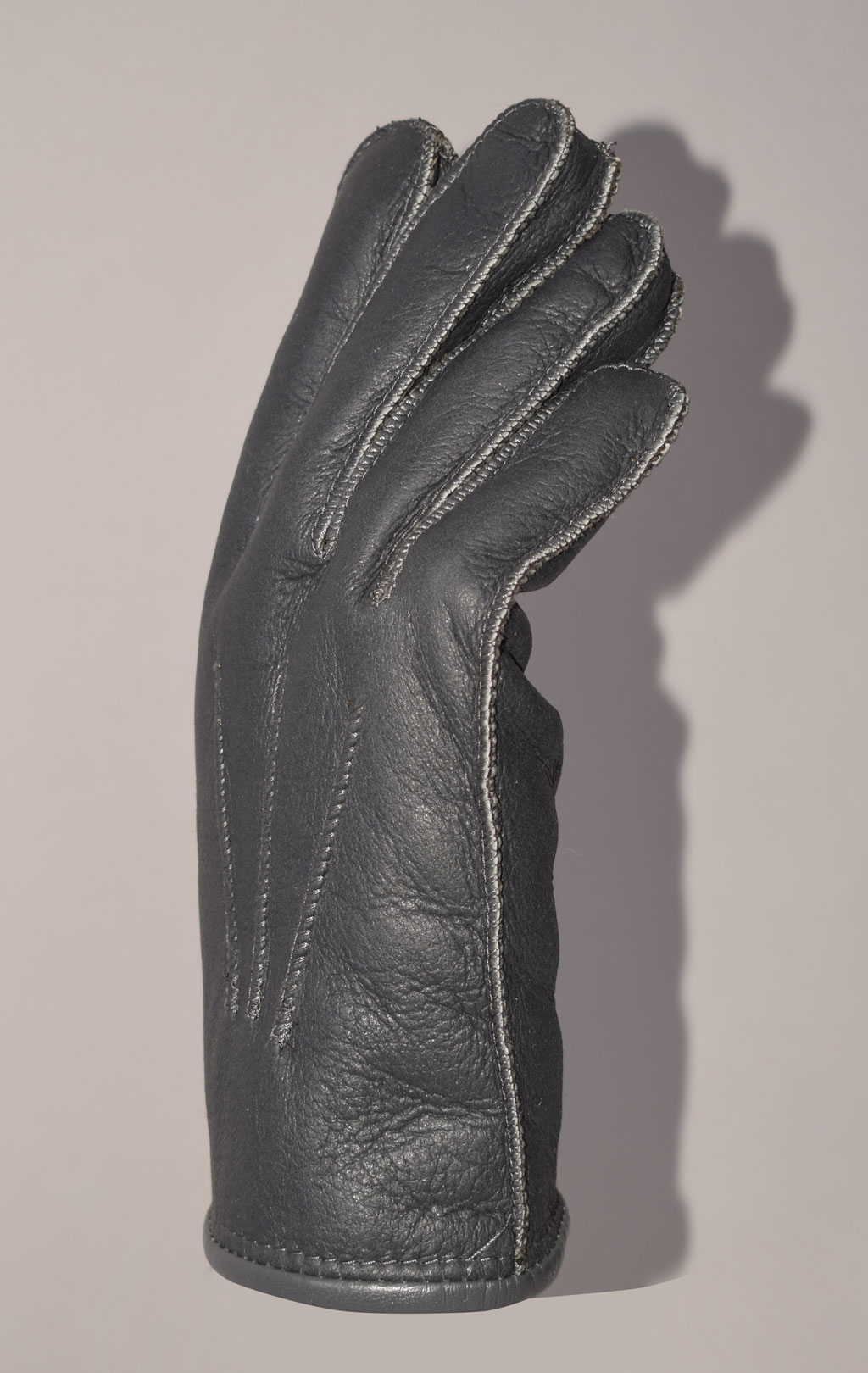 Перчатки PARAJUMPERS SHEARLING GLOVES овчина FW 23/24 blue graphite 