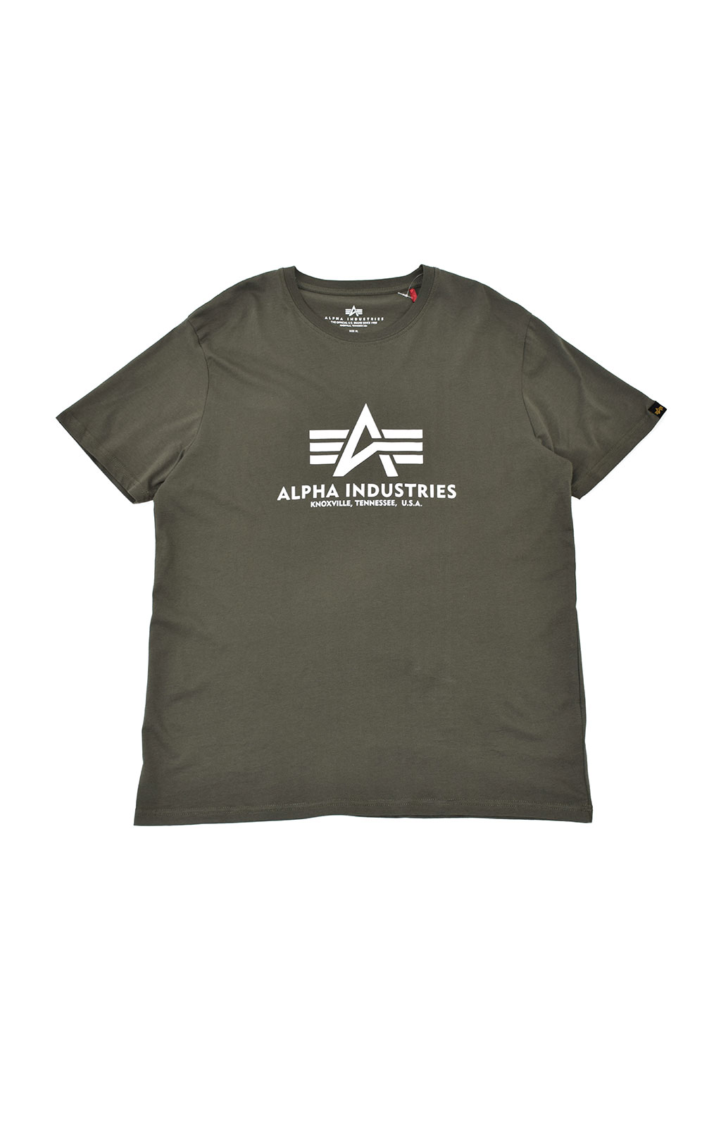 Футболка ALPHA INDUSTRIES BASIC T dark olive 