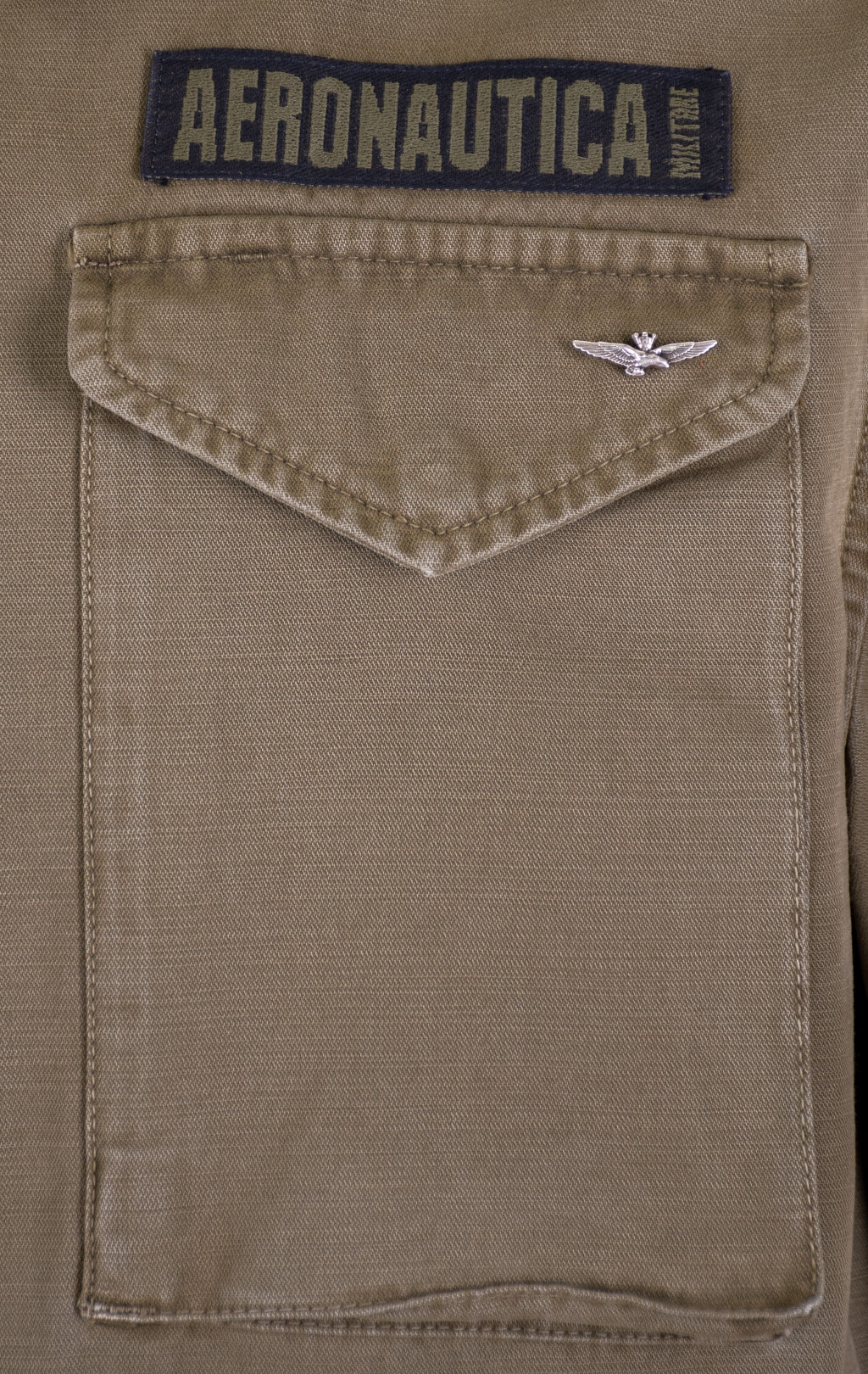 Ветровка M-65 AERONAUTICA MILITARE SS 26/IN lichen green (AB 3044) 