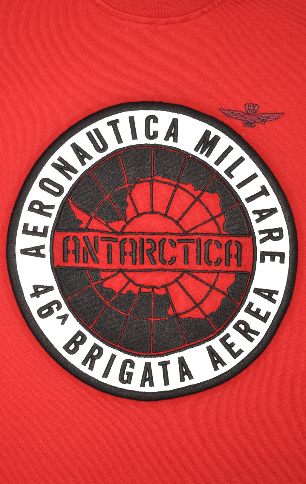 Свитшот AERONAUTICA MILITARE ANTARCTICA FW 23/24/TR red (FE 1814) 