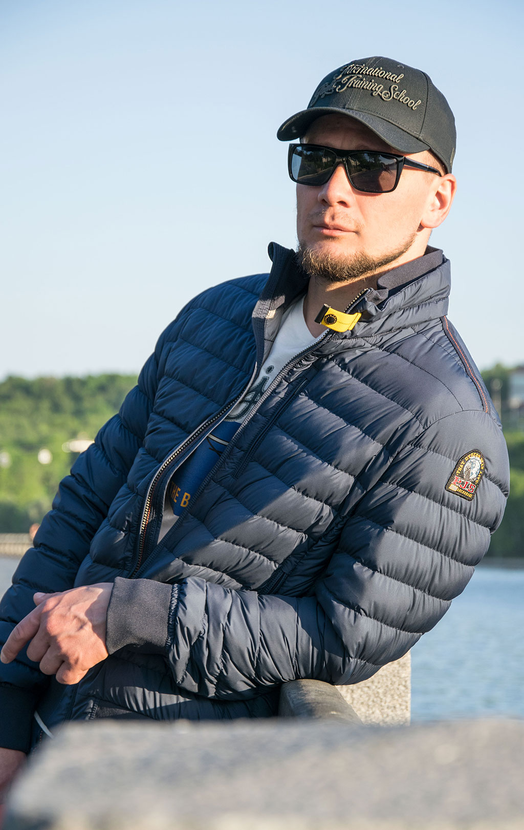 Куртка-пуховик лёгкая PARAJUMPERS ROLLAND SS 23 navy 