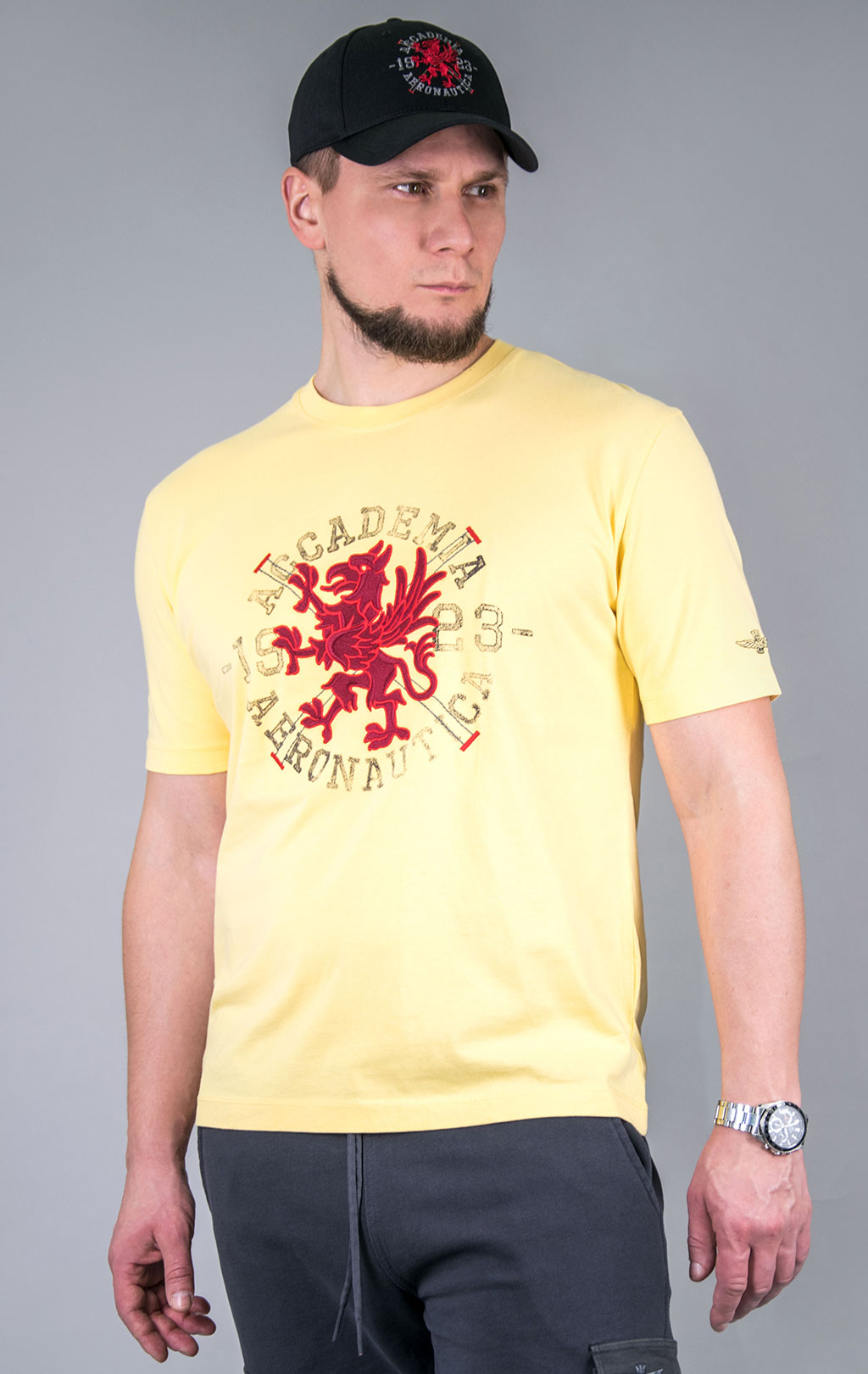 Футболка AERONAUTICA MILITARE SS 24/TR yellow (TS 2202) 