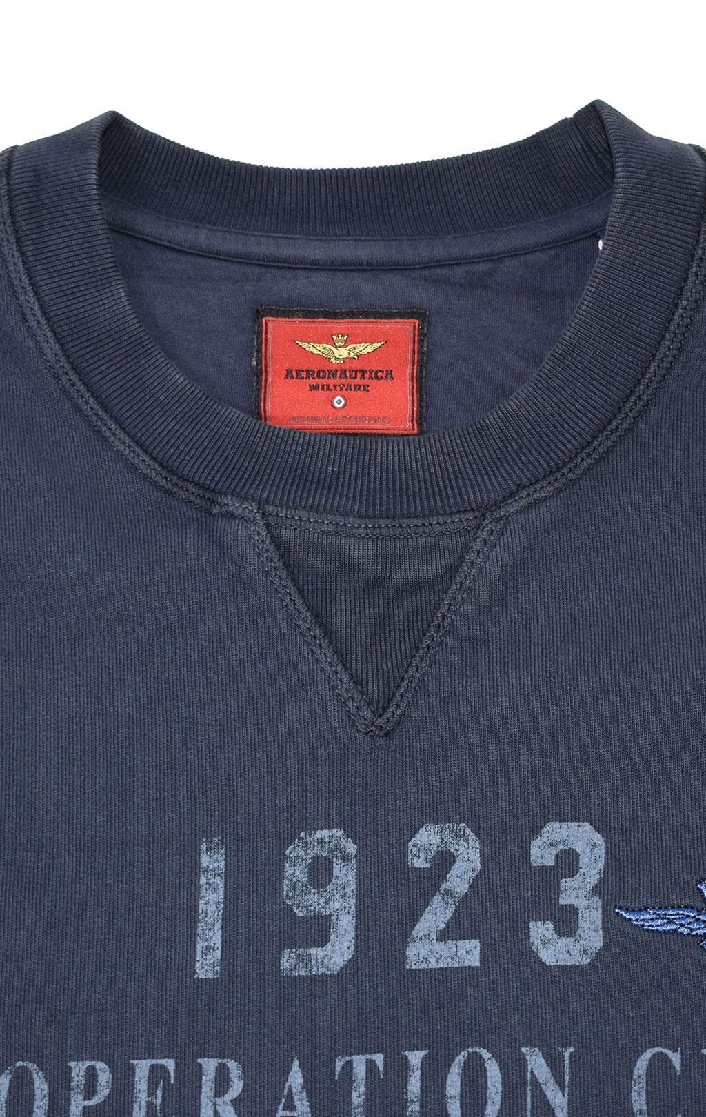 Свитшот AERONAUTICA MILITARE FW 21/22/IN blue black (FE 1575) 