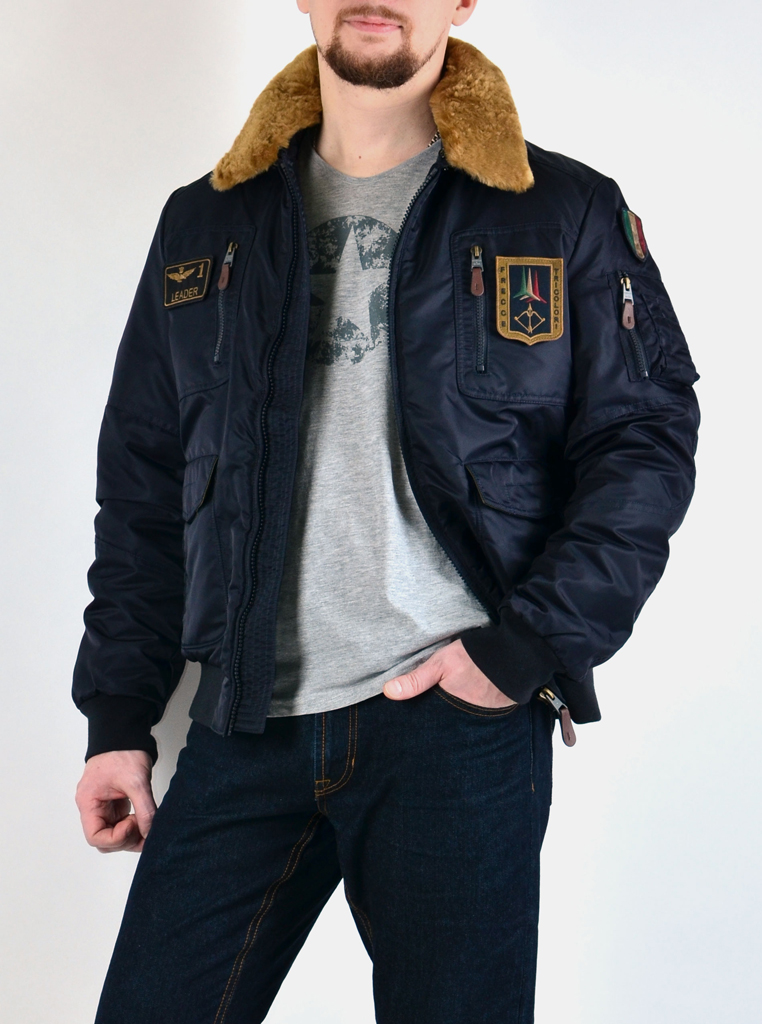 Куртка AERONAUTICA MILITARE blue navy (AB 1576) 