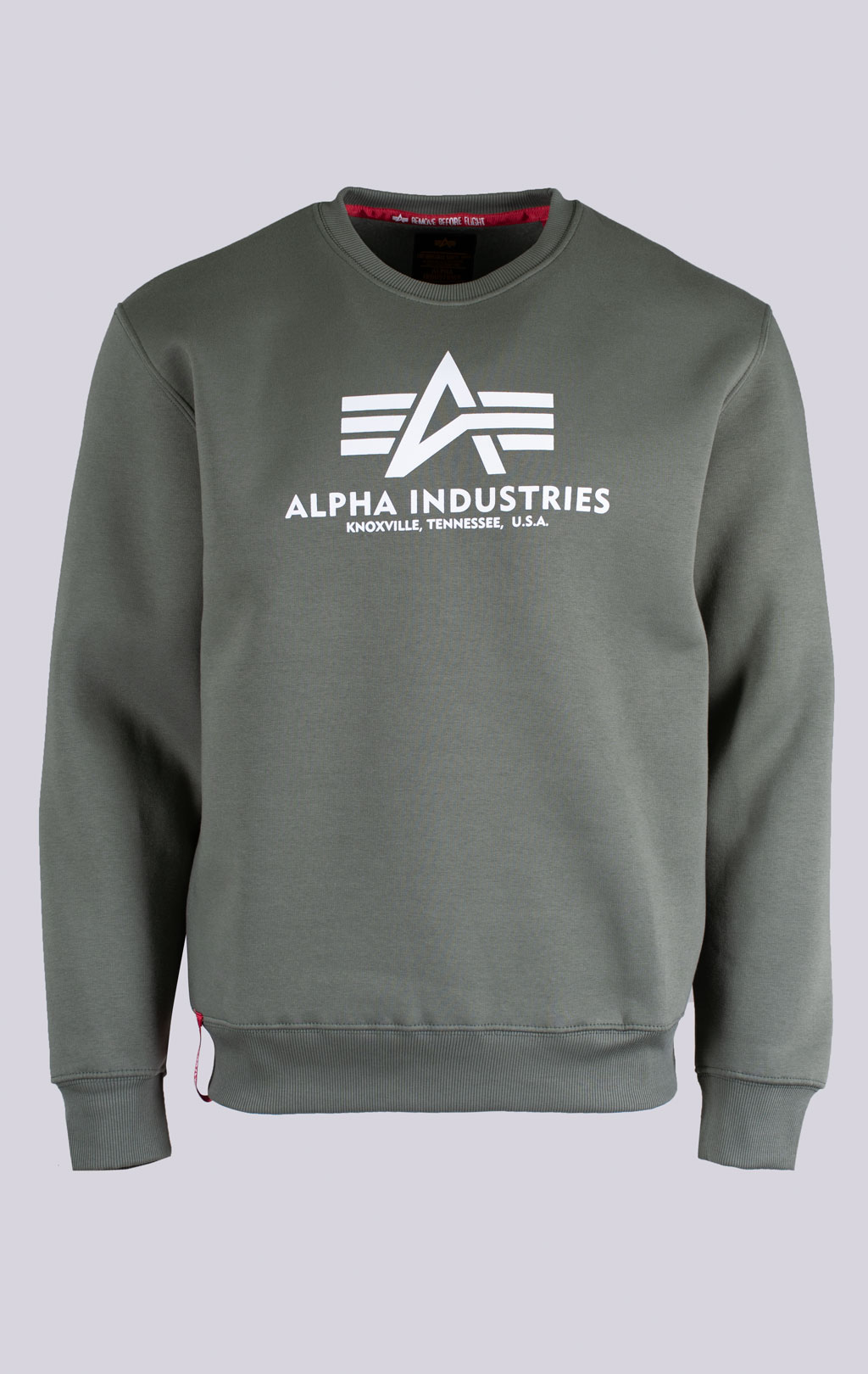 Свитшот ALPHA INDUSTRIES BASIC SWEATER dark olive 