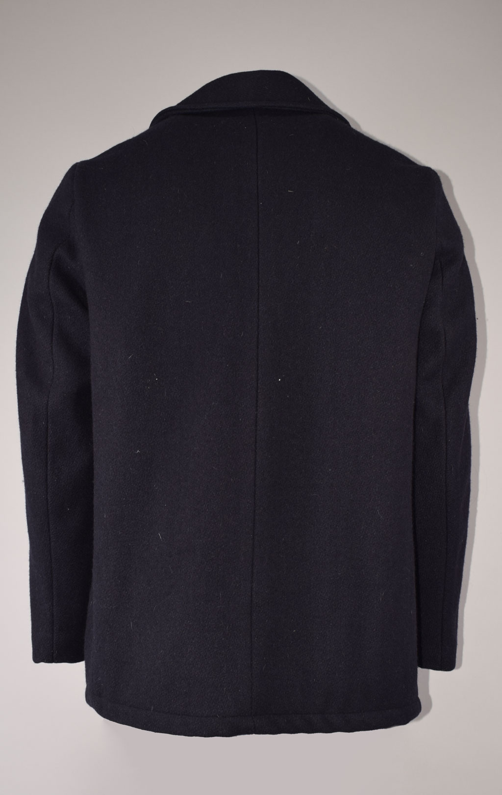 Бушлат морской Property of NYCHA PEACOAT шерсть 85/полиэстер15 navy б/у США