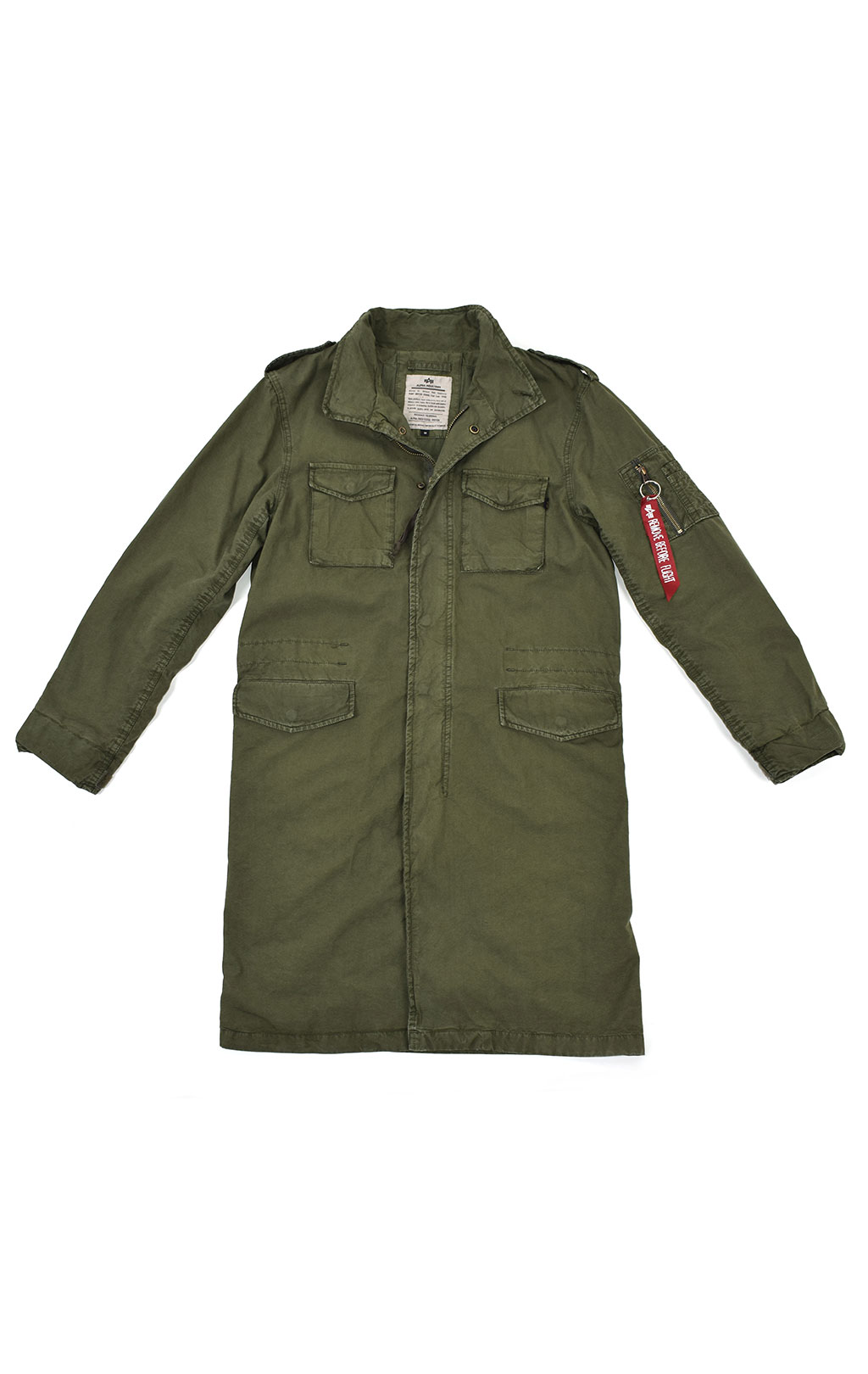 Ветровка ALPHA INDUSTRIES LW M-65 COAT dark olive 