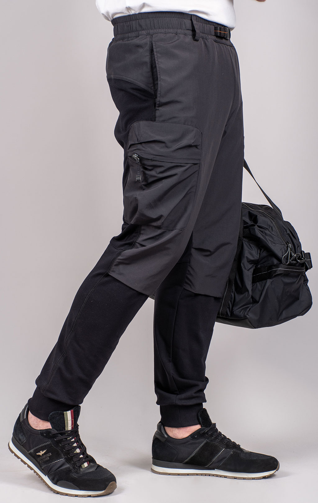 Брюки трикотажные PARAJUMPERS OSAGE с карманами SS 25 m black 