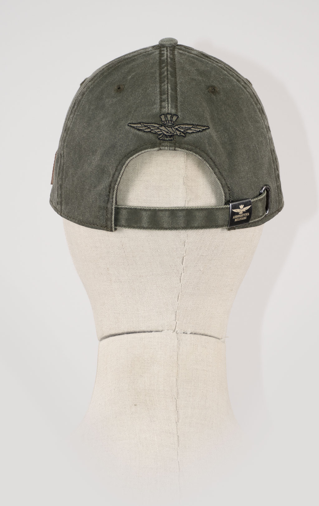 Бейсболка AERONAUTICA MILITARE SS 25 m/CN military olive washed (HA 1211) 