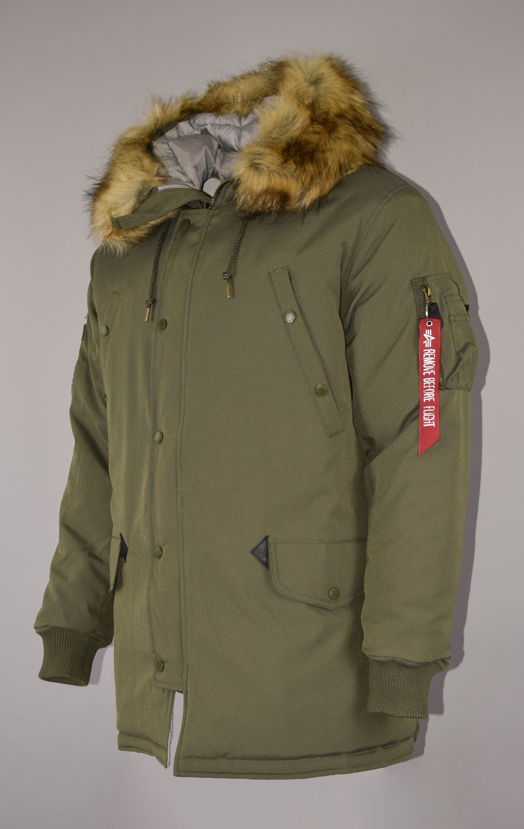 Аляска ALPHA INDUSTRIES ARCTIC DISCOVERER N-3B dark olive 