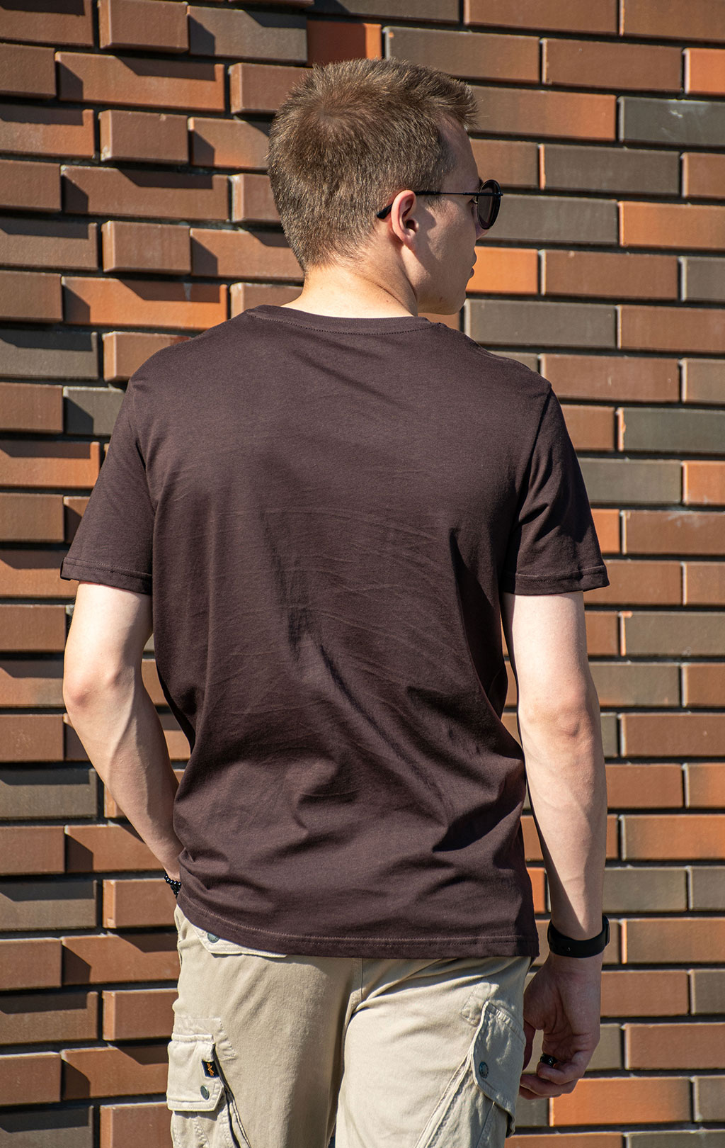 Футболка ALPHA INDUSTRIES BASIC T hunter brown 
