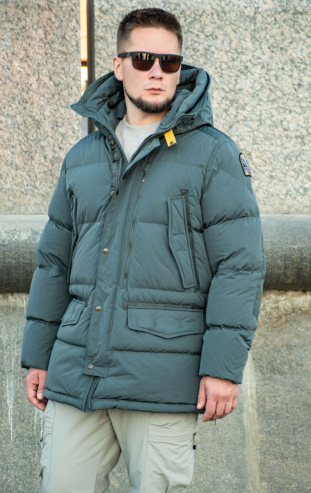Аляска пуховая PARAJUMPERS HARRASEEKET FW 25/26 green gables 