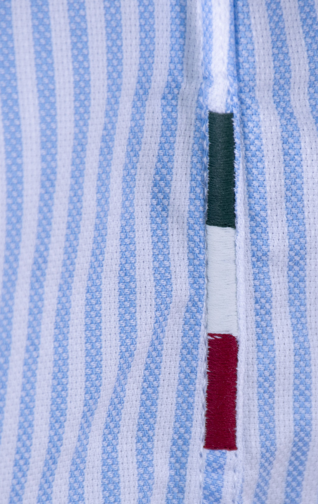 Рубашка AERONAUTICA MILITARE FW 26/27/AL stripes white/light blue (CA 1320) 